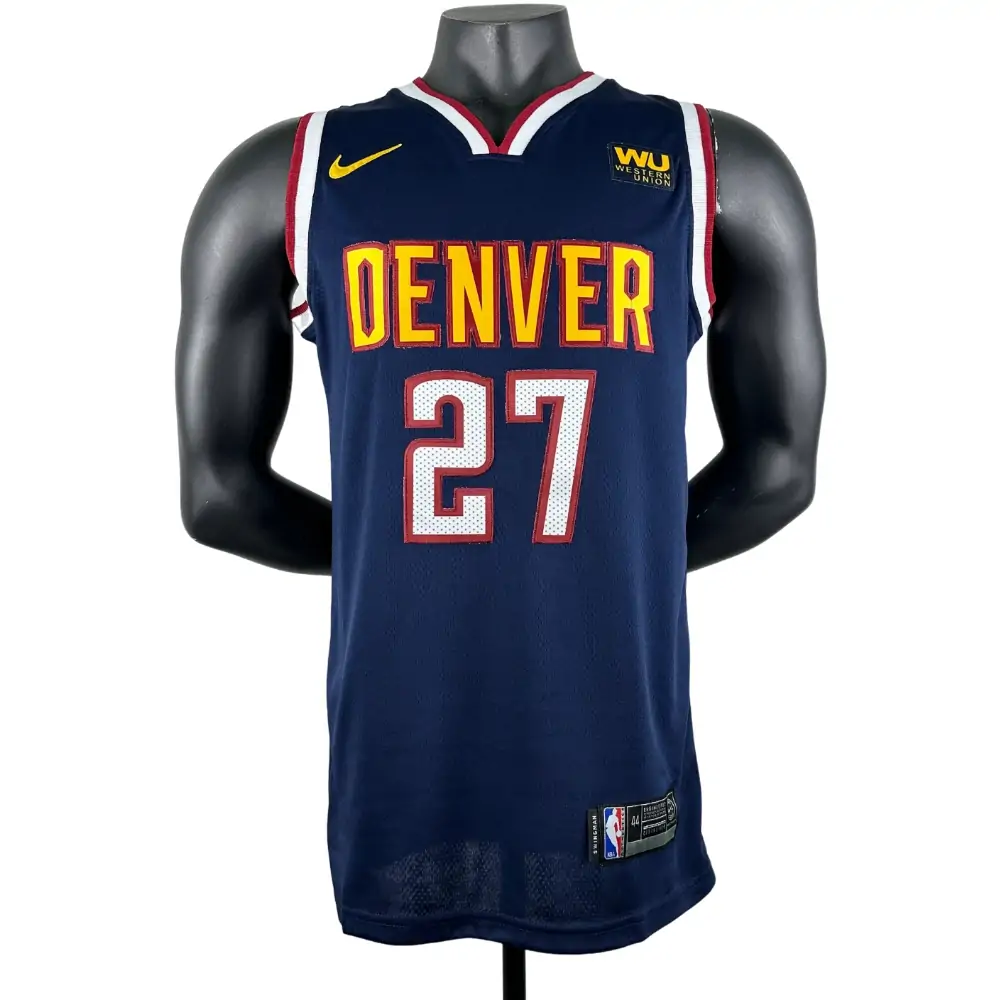 Embroidered Nuggets Navy Blue No. 27 Murray