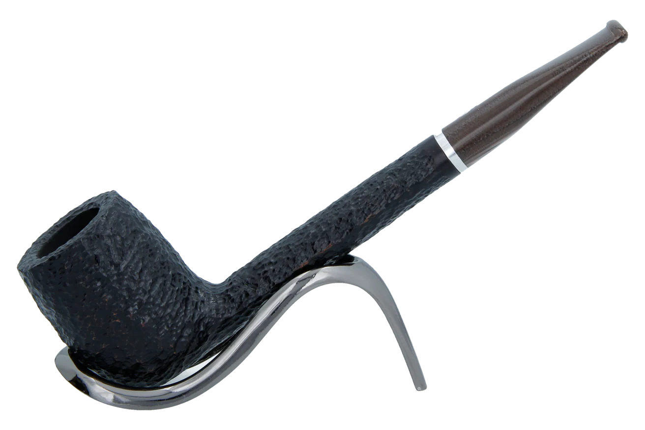 Savinelli Morellina Rustic Black 802R - 6mm Briar Pipe
