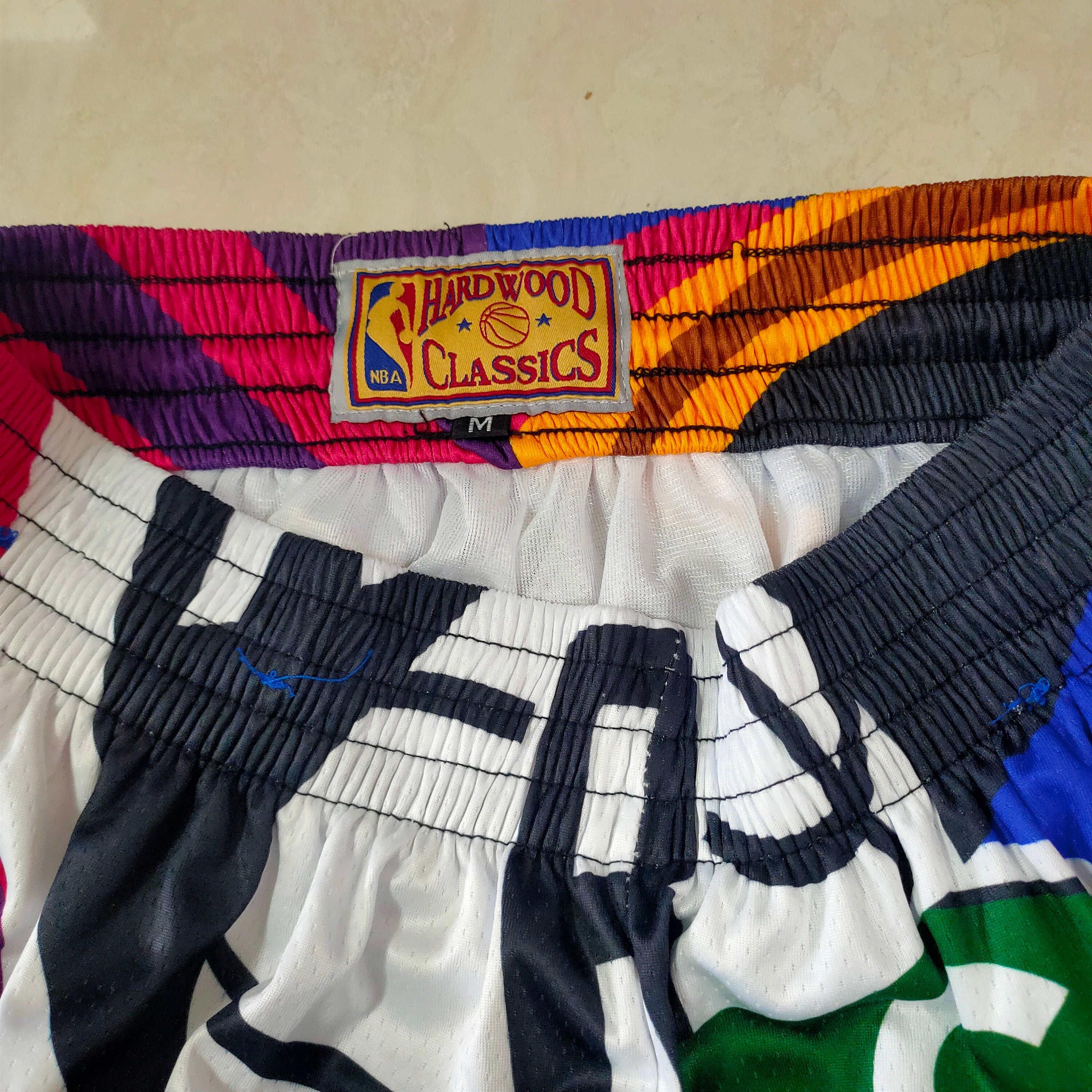 Boston Celtics mitchell&ness purple pocket pants