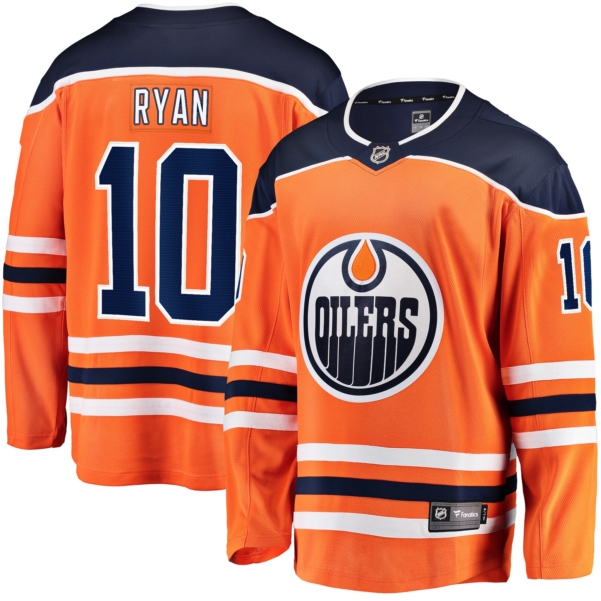Derek Ryan Edmonton Oilers Fanatics Home Breakaway   Jersey – Orange