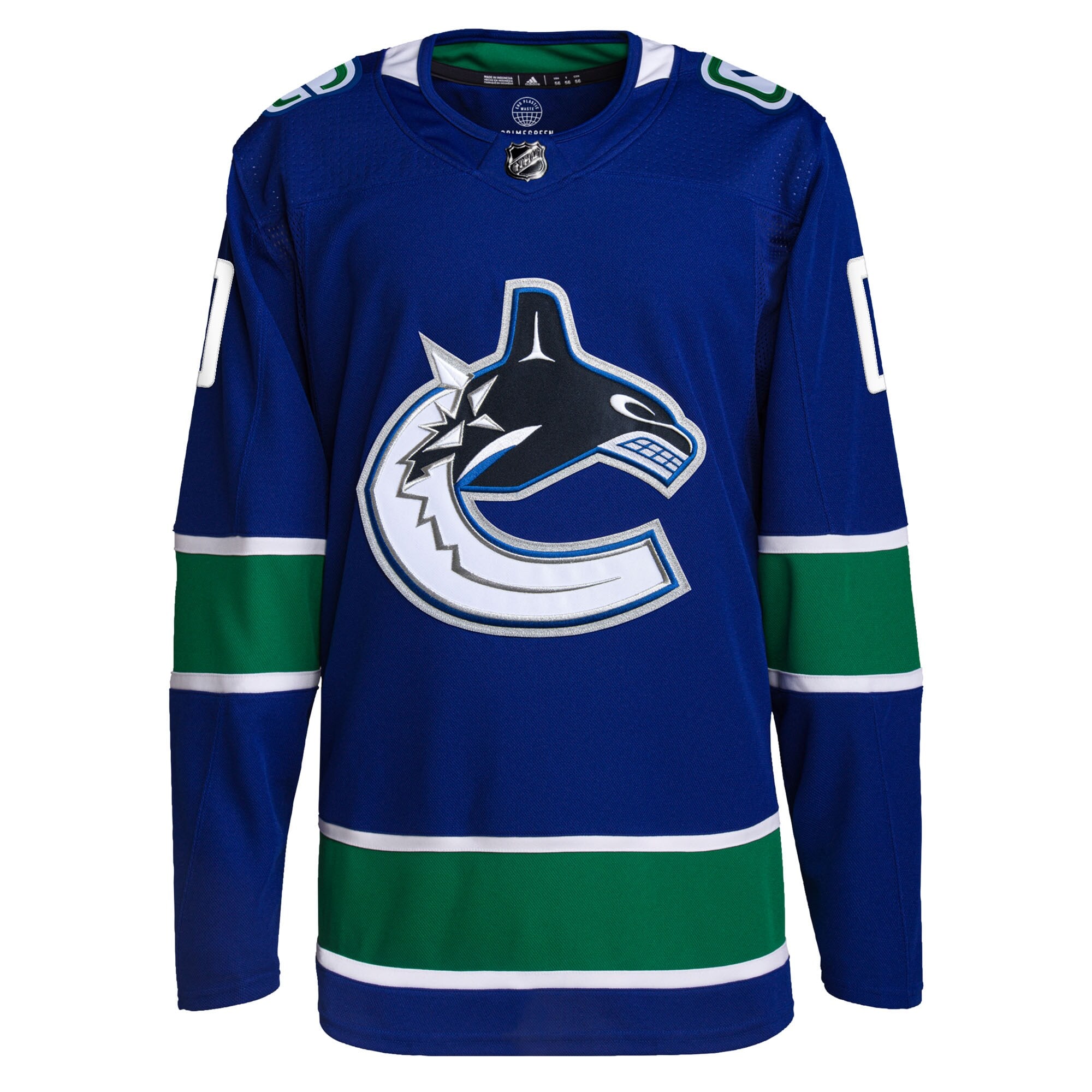 Vancouver Canucks   Home  Primegreen  Custom Jersey – Royal