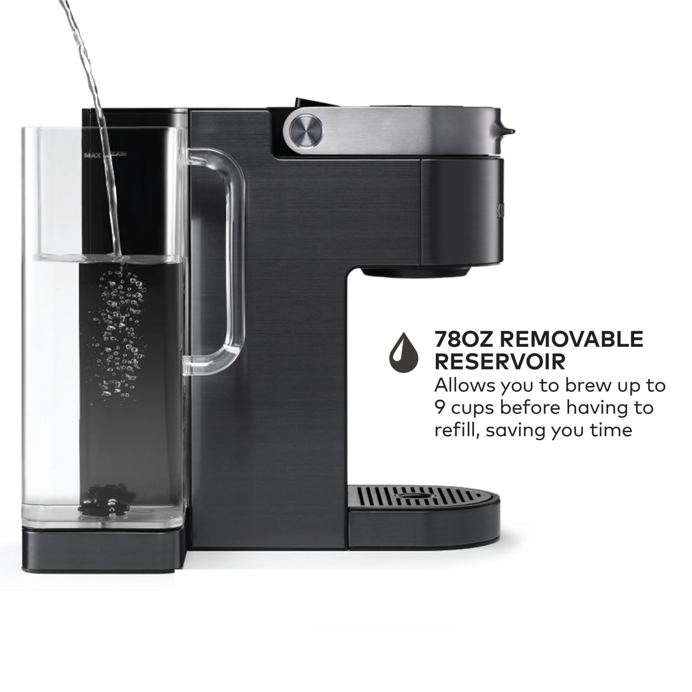 Keurig K-Supreme Plus SMART Single Serve K-Cup Pod Coffee Maker, Black