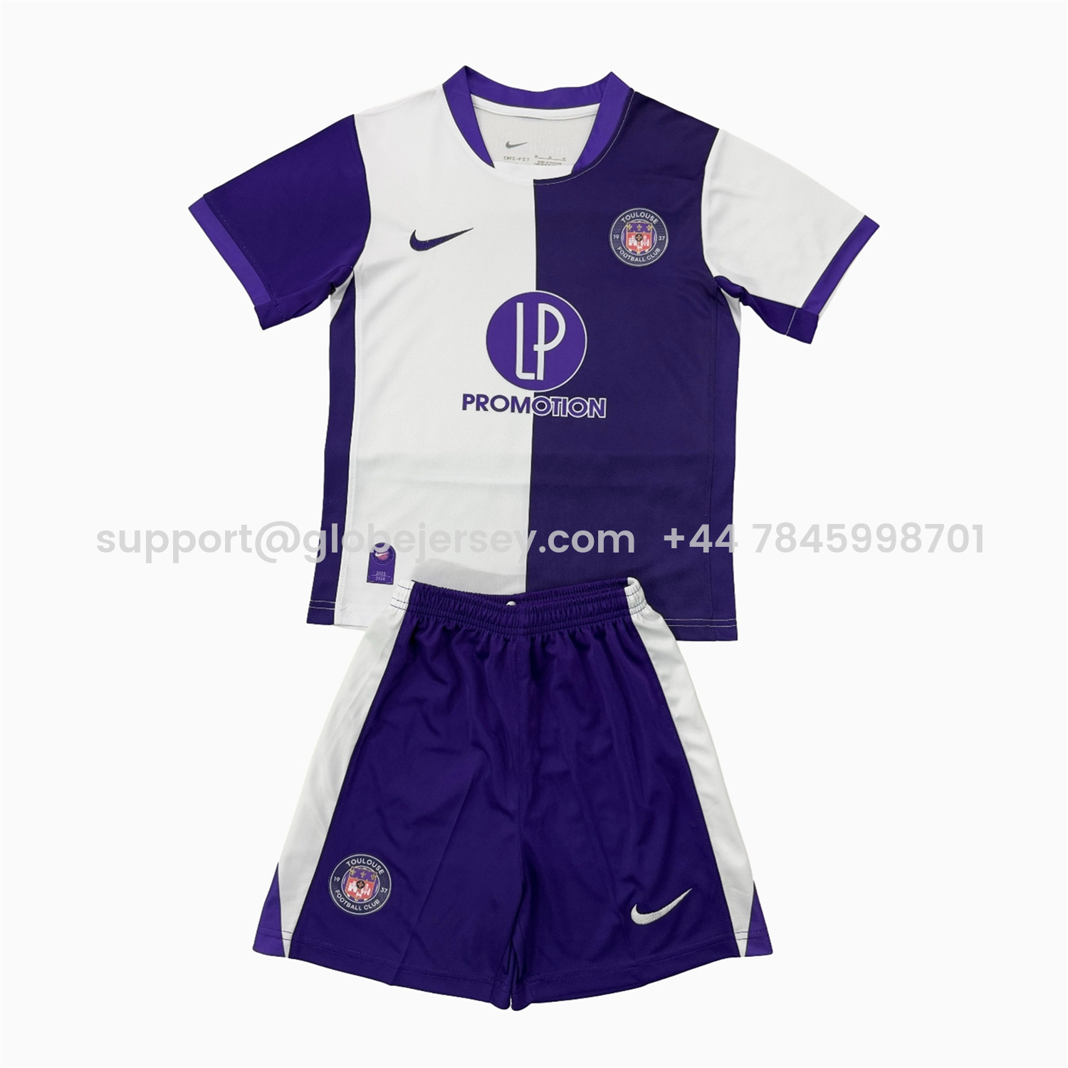 Toulouse FC 25-26 Home Men's Adult Jersey Set - Fans Version