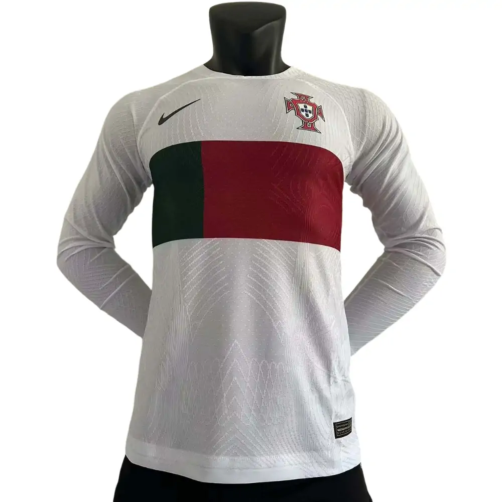 2022 FIFA World Cup Player Version Long Sleeves Portugal Away Football Shirt 1:1 Thai Quality