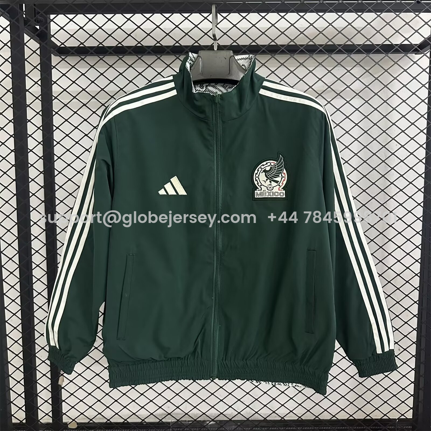Mexico 25-26 Windbreaker Jacket - Dark Green
