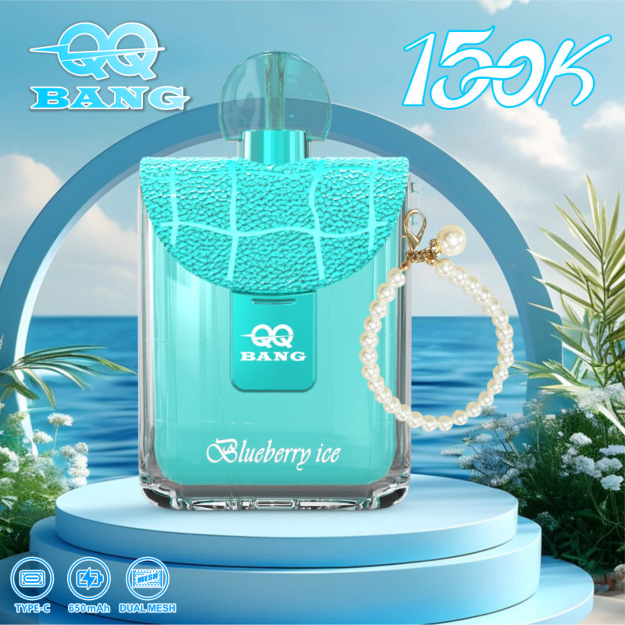 QQ BANG 150 000 potahů | Luxusní jednorázová e-cigareta (Design Parfém)