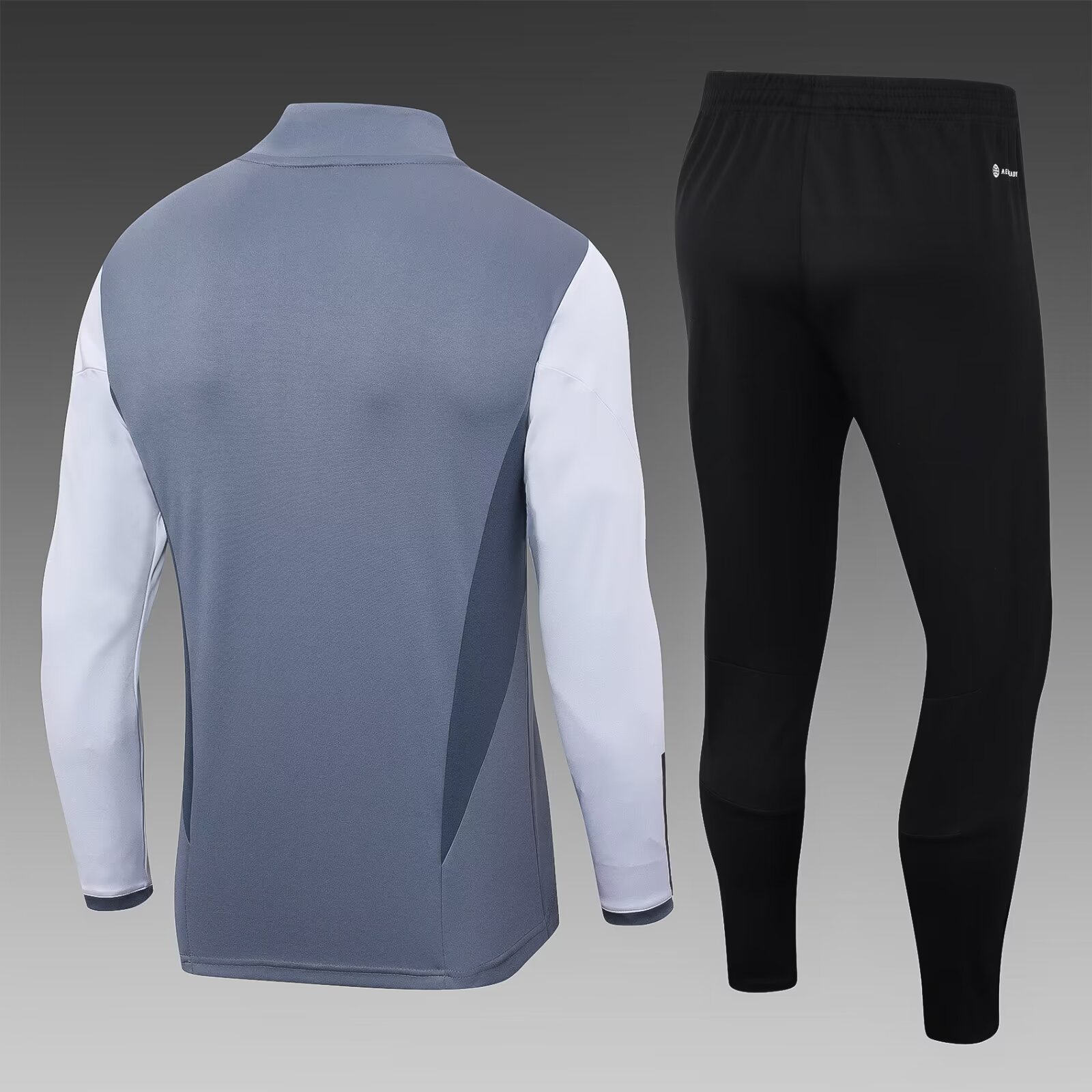 2023/2024 Miami International Half Pull Training Wear Gray Suit