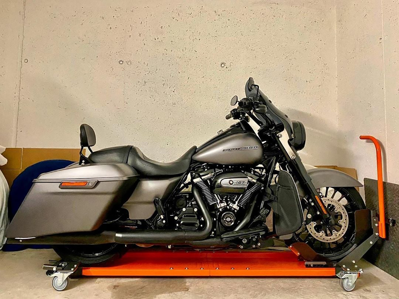 Heavy-duty motorcycle mobile chassis, 1250 lbs