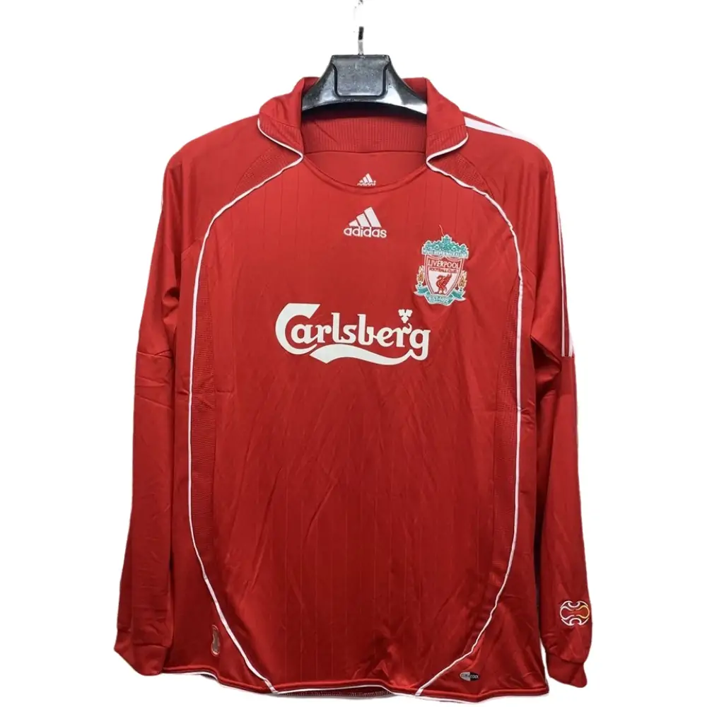 06/08 Liverpool FC Home Long Sleeve Retro Jersey - Fans Edition
