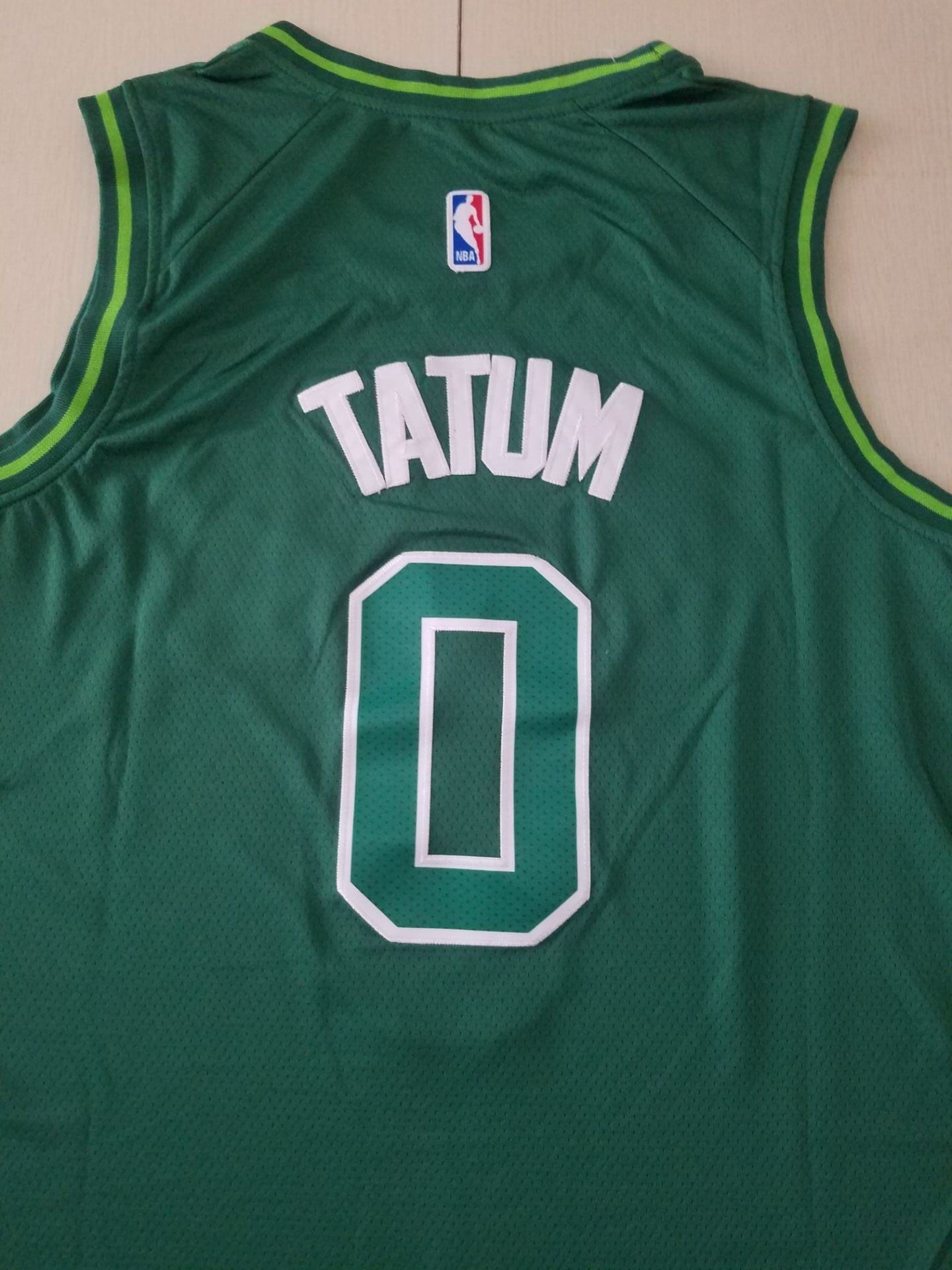 Men's Boston Celtics Jayson Tatum #0 Green Swingman  Jersey