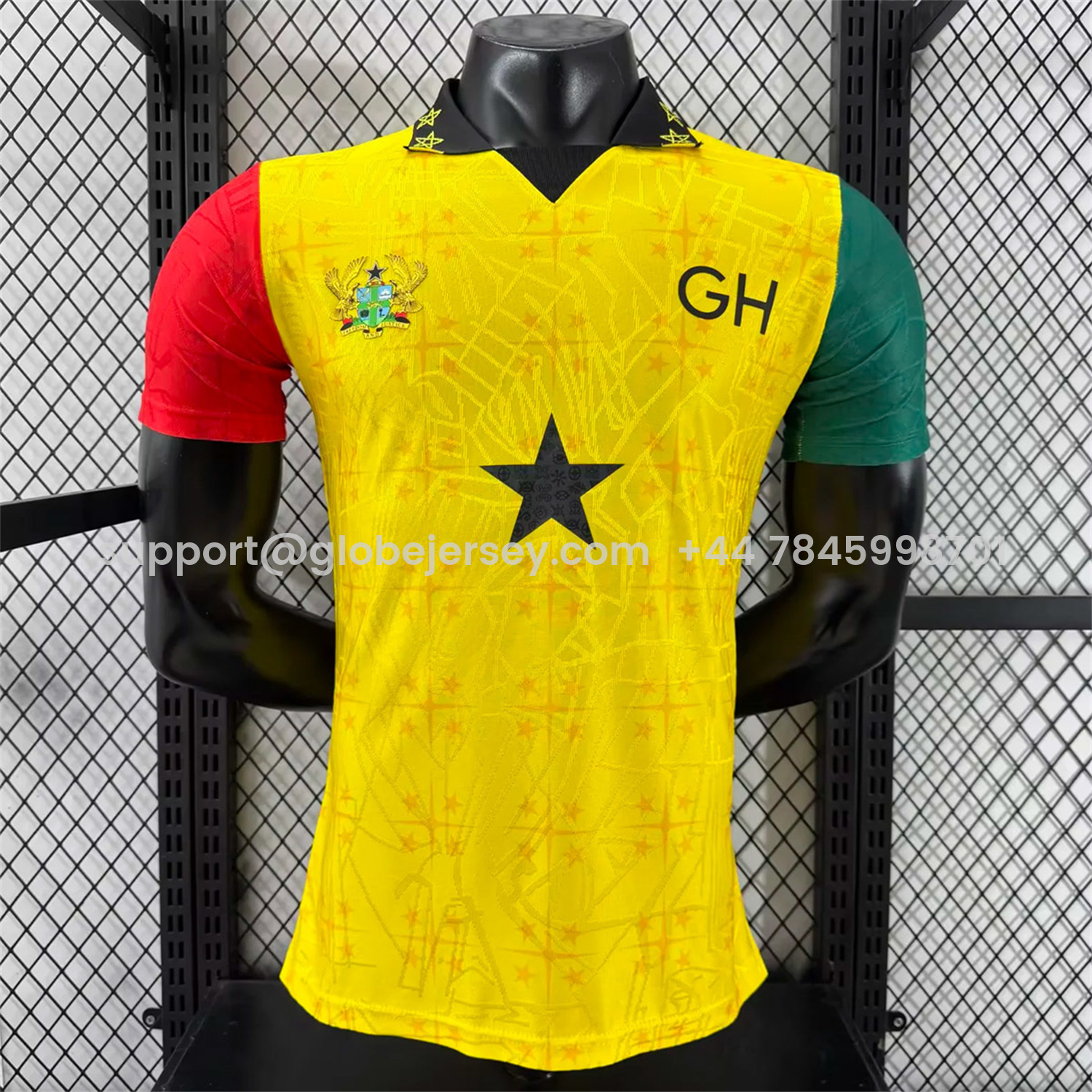 Ghana 2026 Coat Of Arms Yellow Special Jersey - Player Version