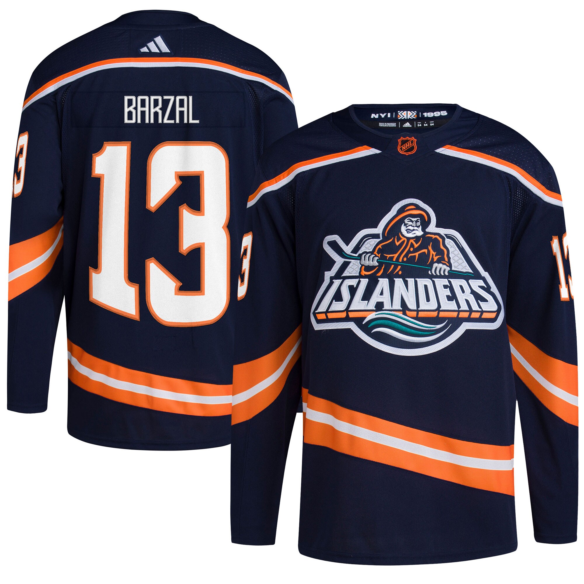 Mathew Barzal New York Islanders  Reverse Retro 2.0    Jersey – Navy