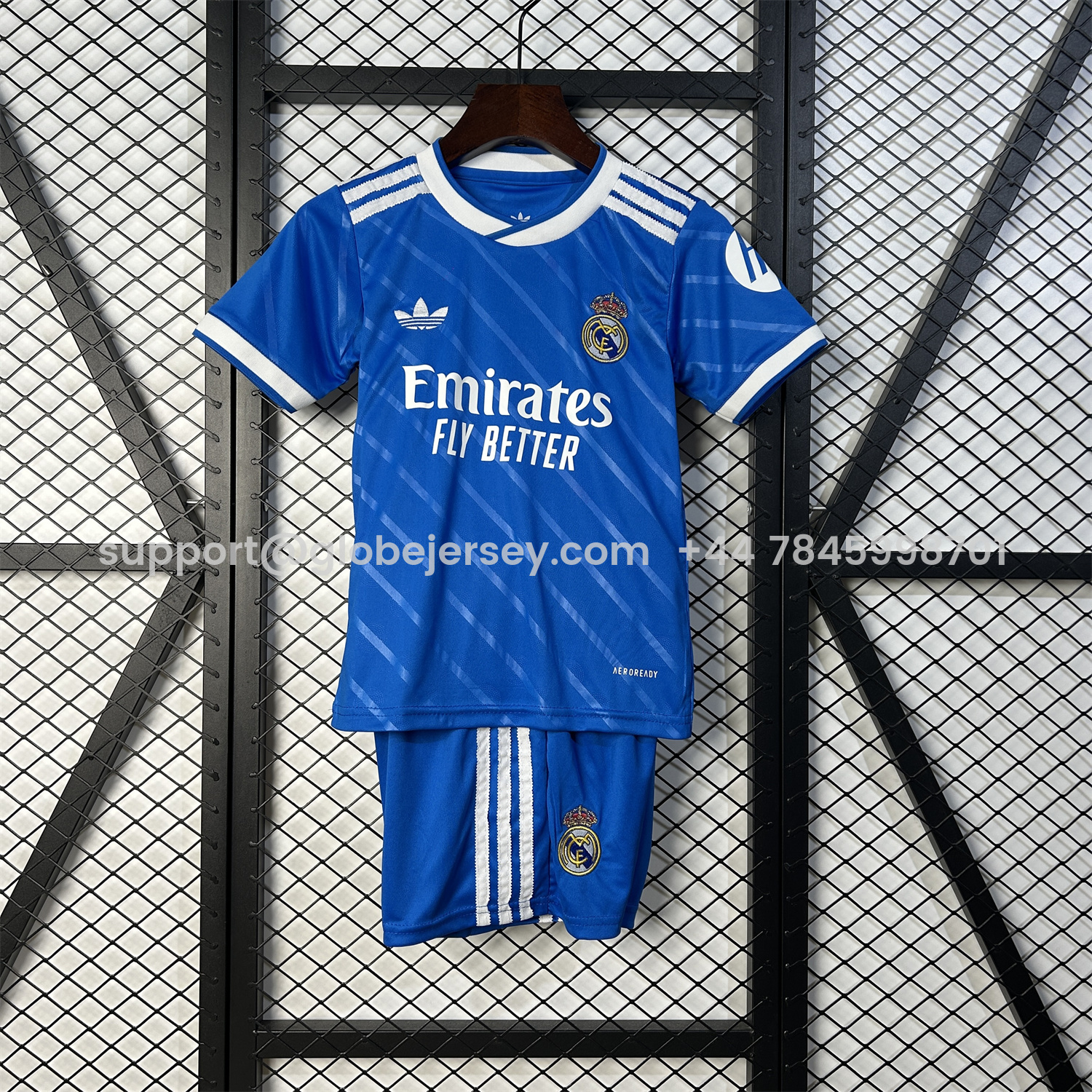 Real Madrid 25-26 Third Blue Kids Kit