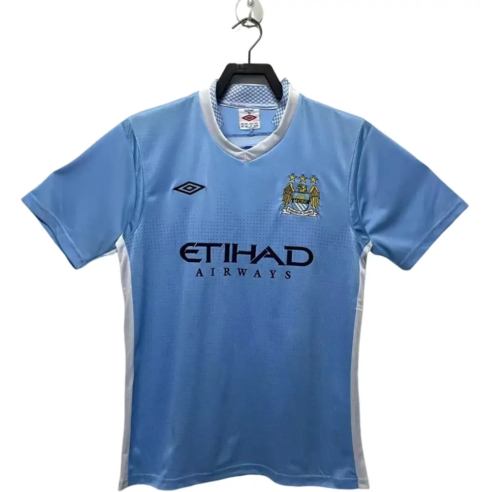 2011/12 Manchester City Home Retro Blue Shirt - Fans Edition