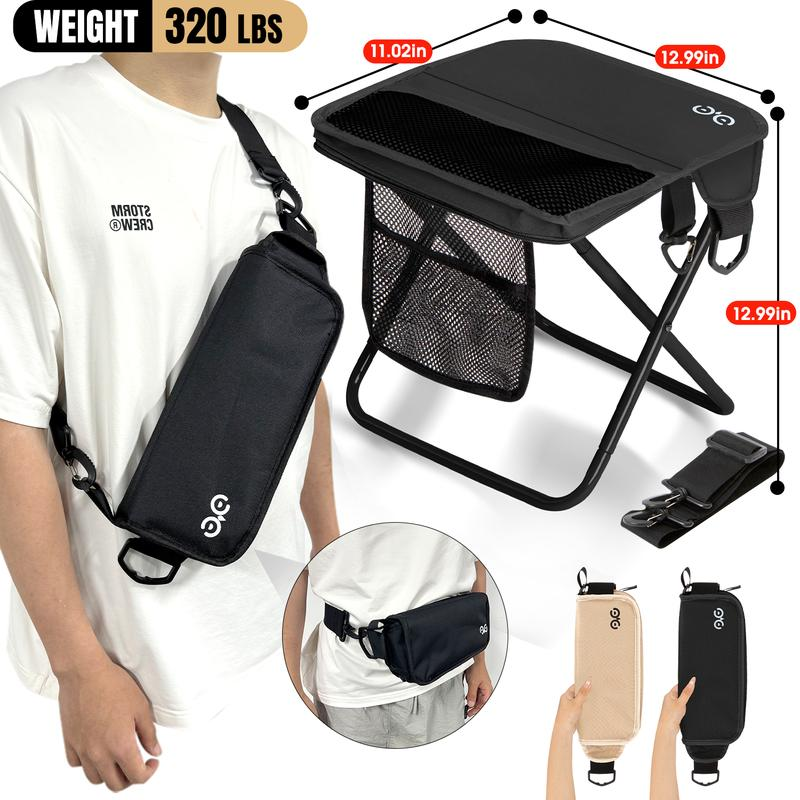 Portable Outdoor Folding Chair with Shoulder, Strap Ultra Light 1.5 lbs