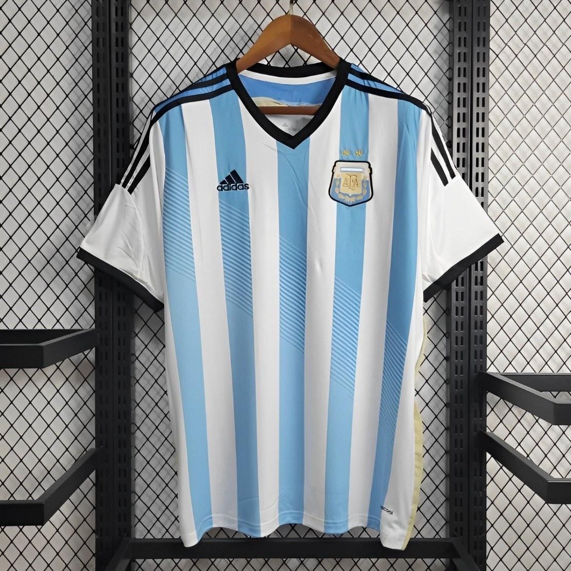 Retro Argentina 2014 Home Stadium Jersey