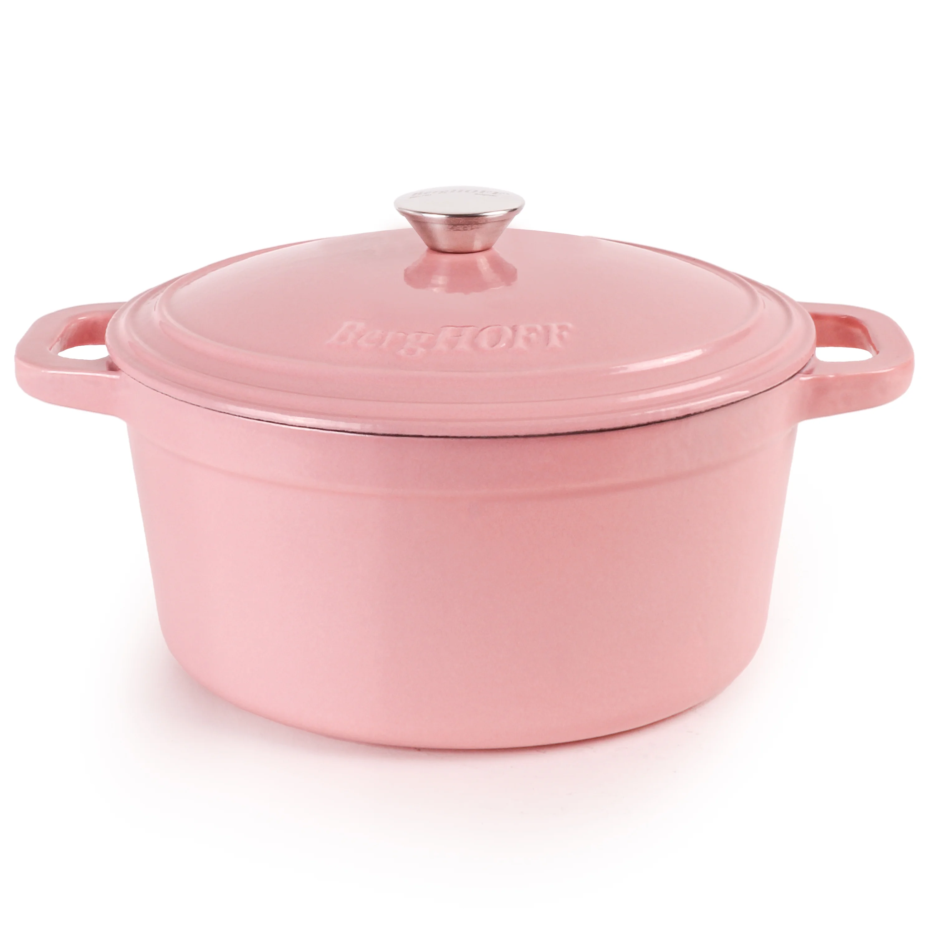 BergHOFF Neo 4Pc Cast Iron Set: 3qt. Covered Dutch Oven & 7qt. Covered Stockpot, Blue