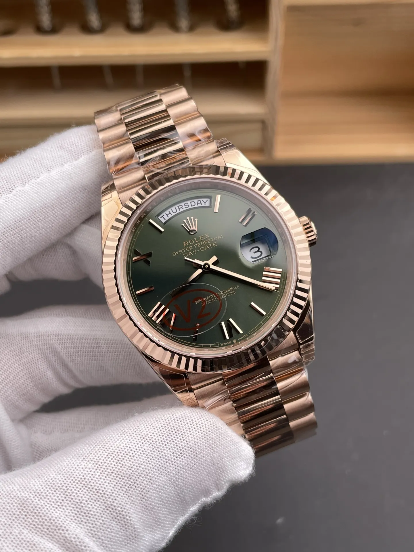 Rolex Day-Date Olive Green 40mm