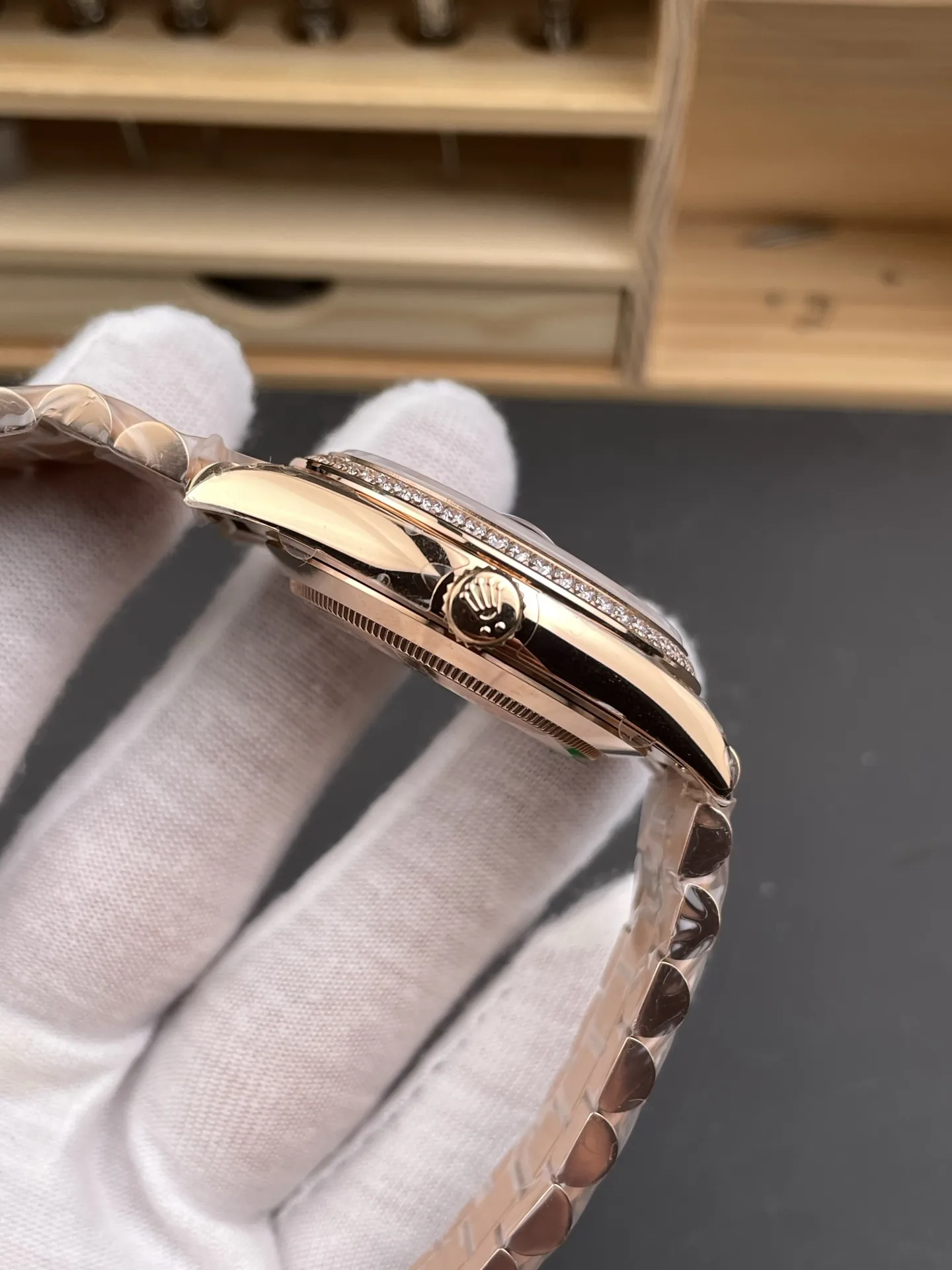 Rolex Day-Date Coffee Baguette Diamond 40mm