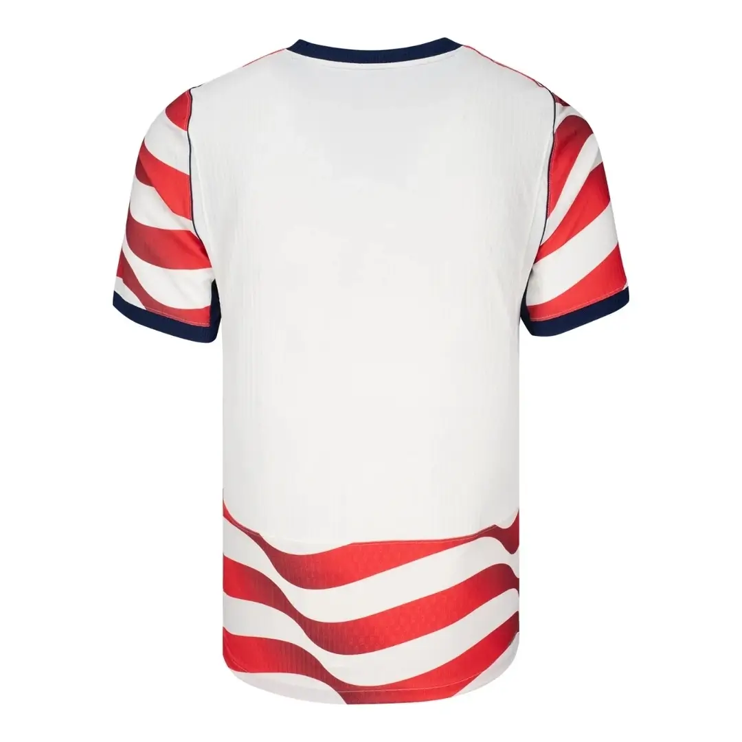 USMNT USA Outlaws Player Version Home Soccer Jersey 2026 World Cup Stripes