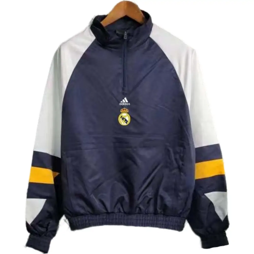 2023 Real Madrid CasuaI Windbreaker(Navy-blue)Soccer Jersey 1:1 Thai Quality