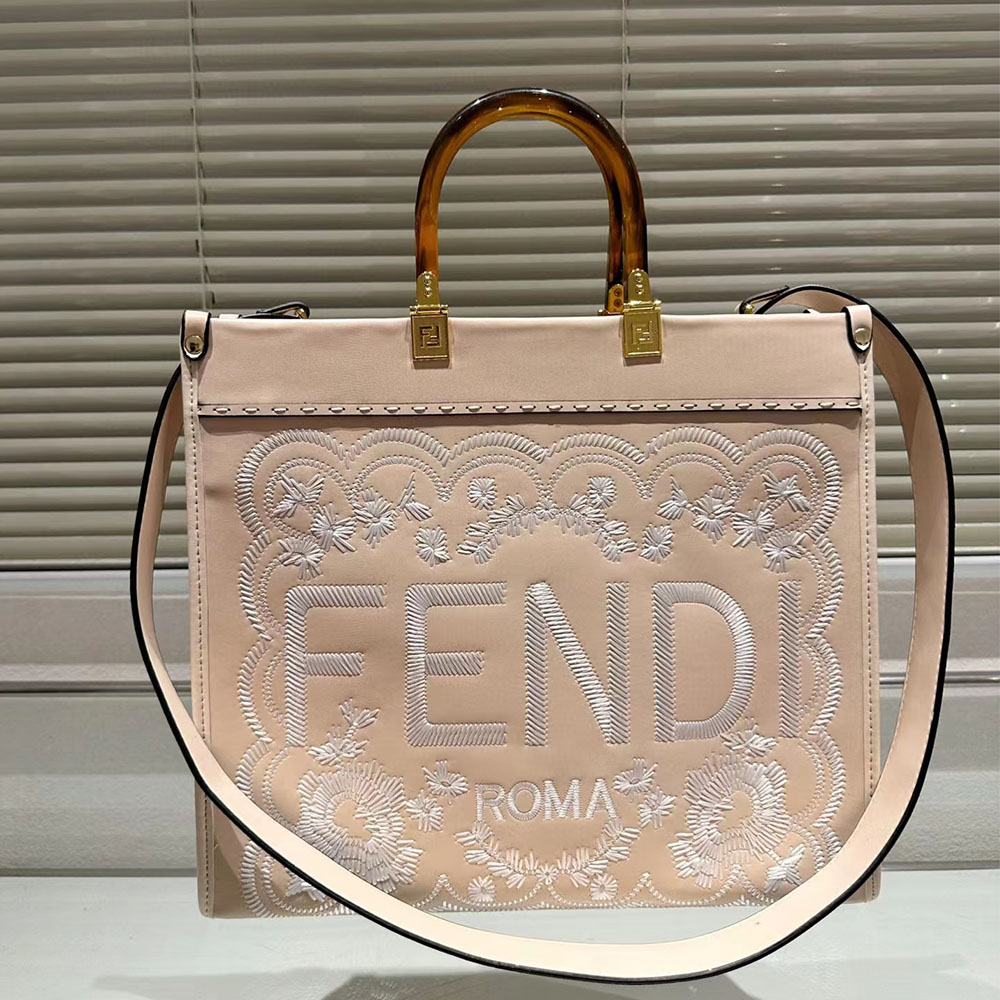 Fendi Sunshine Flower Embroidery Bag Medium
