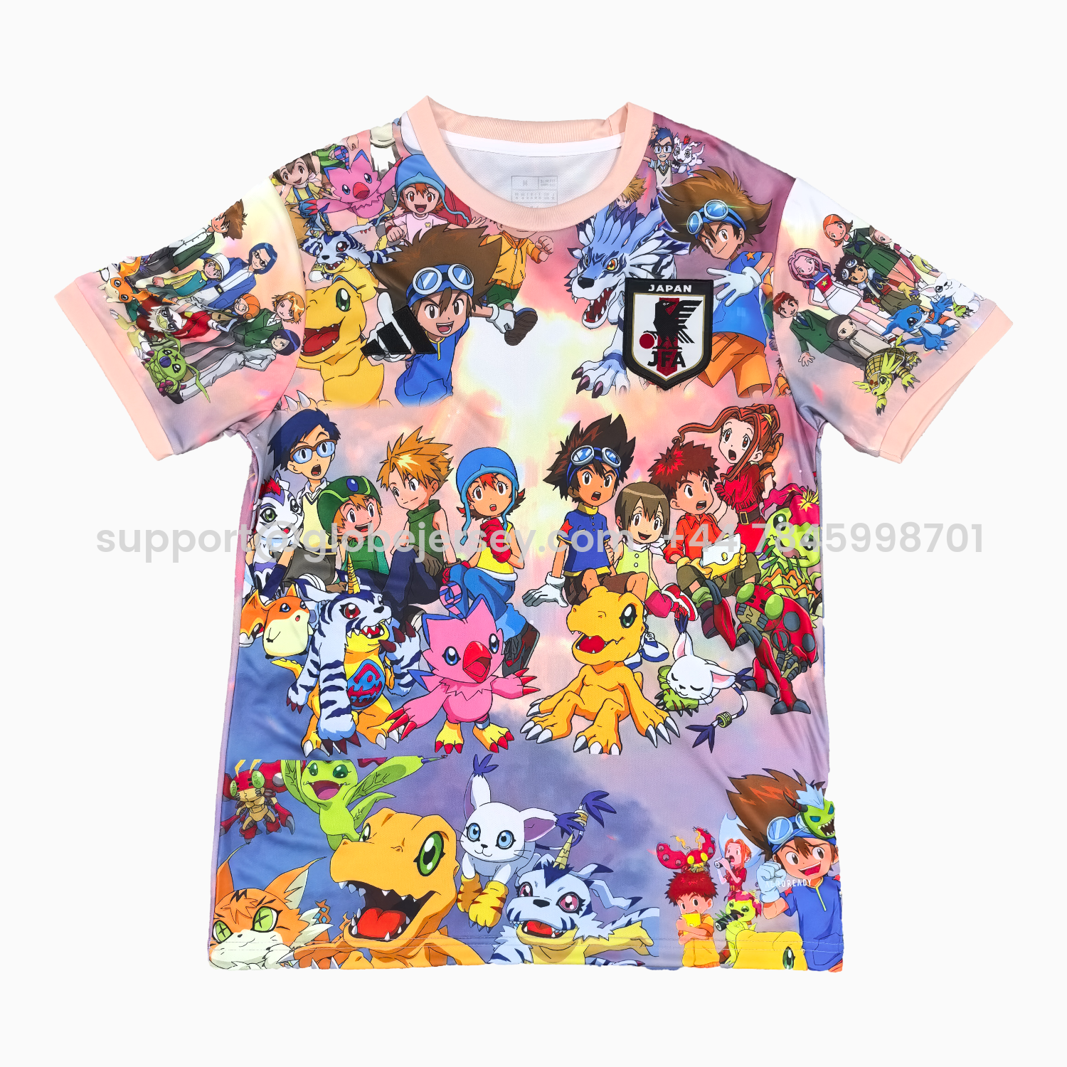Japan 25-26 Digimon Family Portrait Jersey - Fans Version