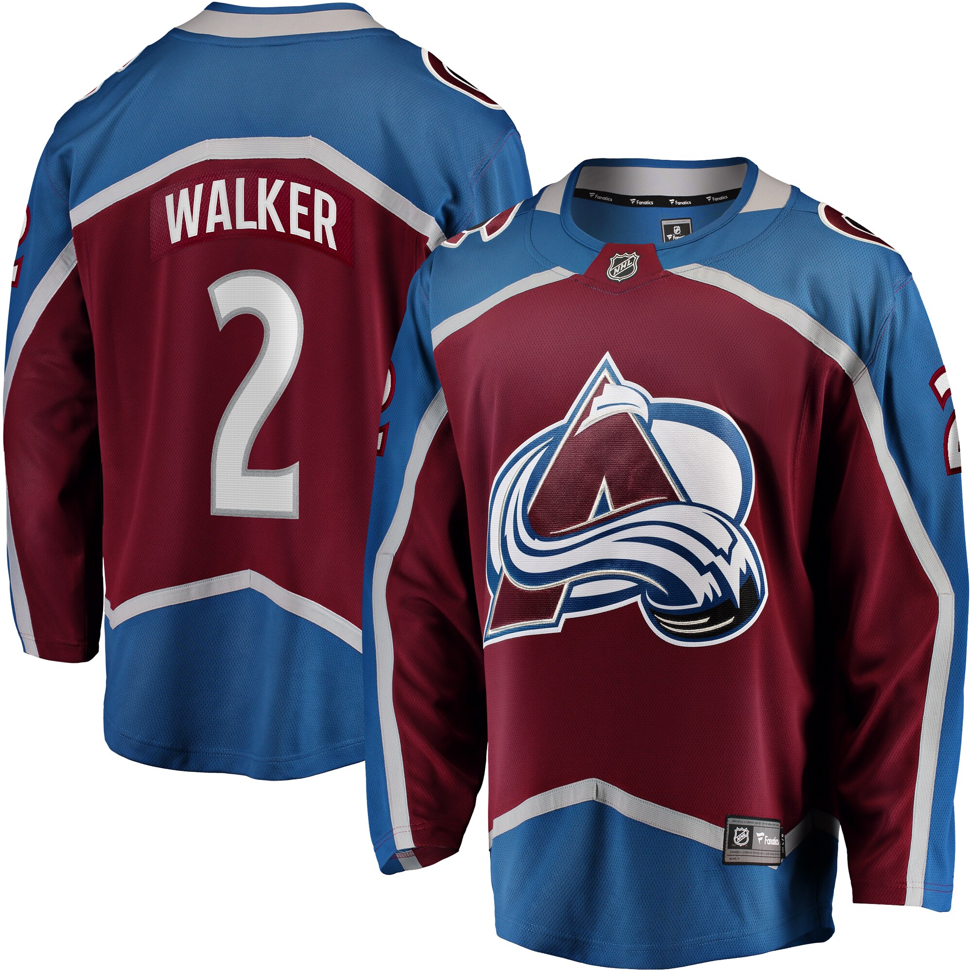 Sean Walker Colorado Avalanche Fanatics Women’s Home Breakaway   Jersey – Maroon