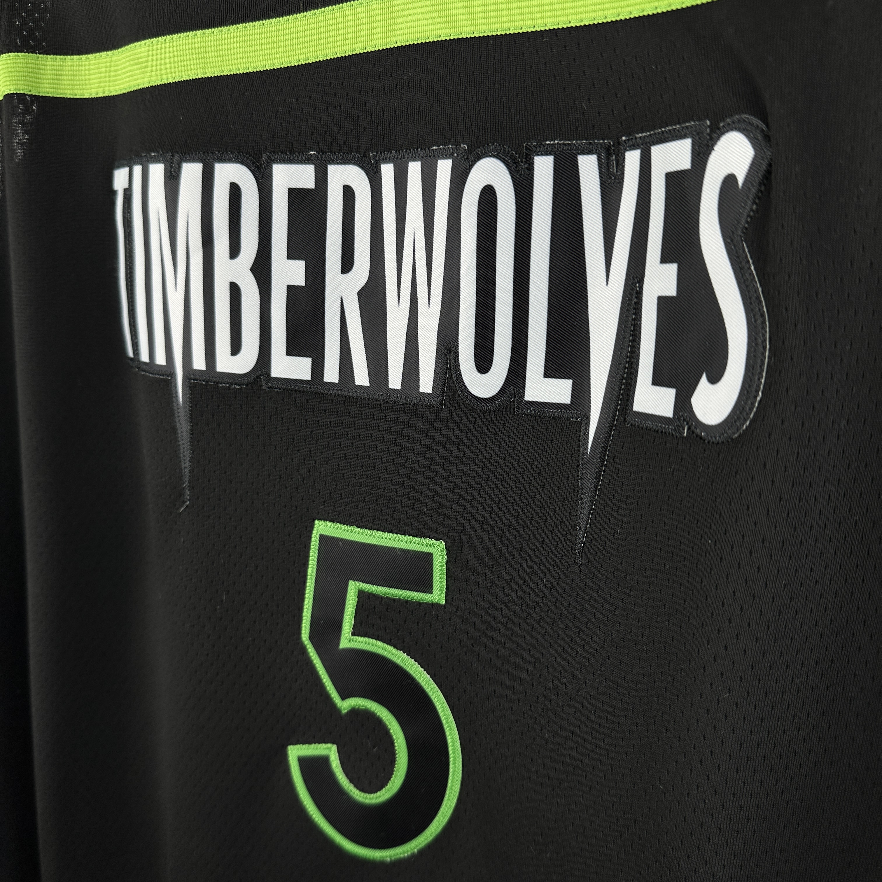 Embroidery 23rd season Timberwolves Flying Man No. 5 Edwards