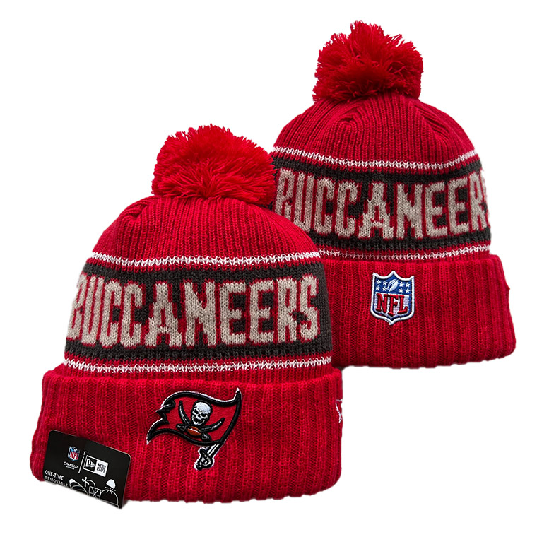 Tampa Bay Buccaneers Cuffed Knit Hat with Pom