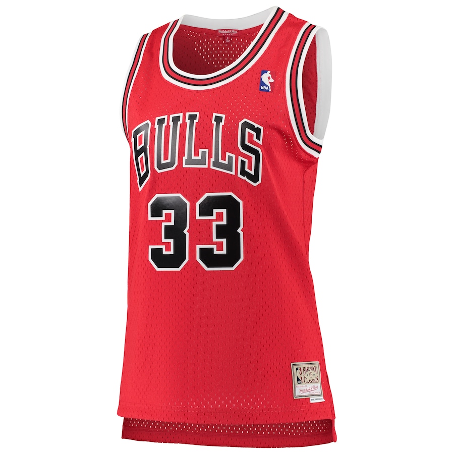 Scottie Pippen Chicago Bulls Mitchell & Ness Women's 1997/98 Hardwood Classics Swingman Jersey - Red