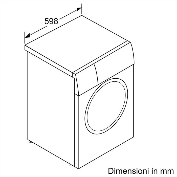 BOSCH - Lavatrice Serie 4 WAN24208II 8Kg 1200g/m Classe A-Bianco
