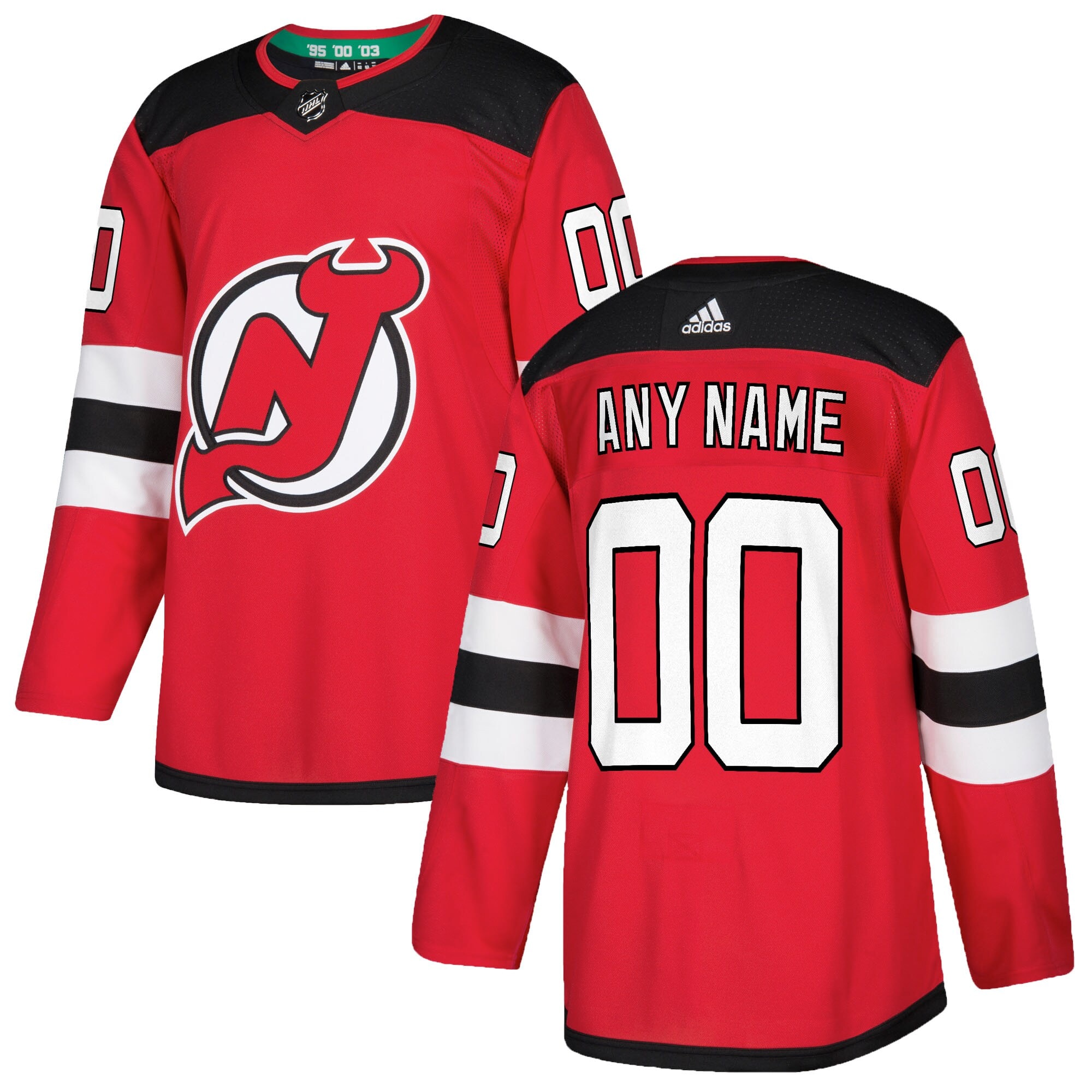 New Jersey Devils   Custom Jersey – Red