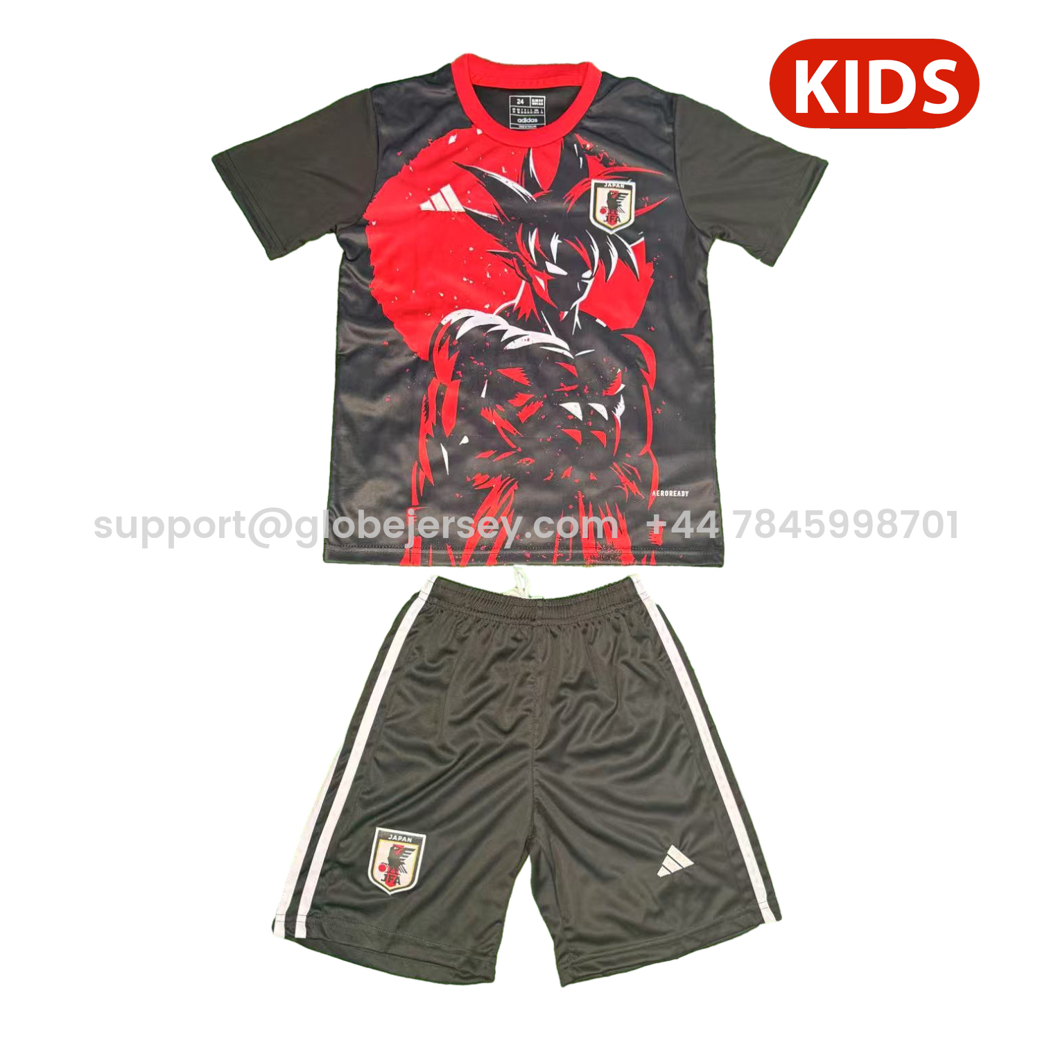 Japan 25-26 Saiyan At Sunset Black Special Kids Kit