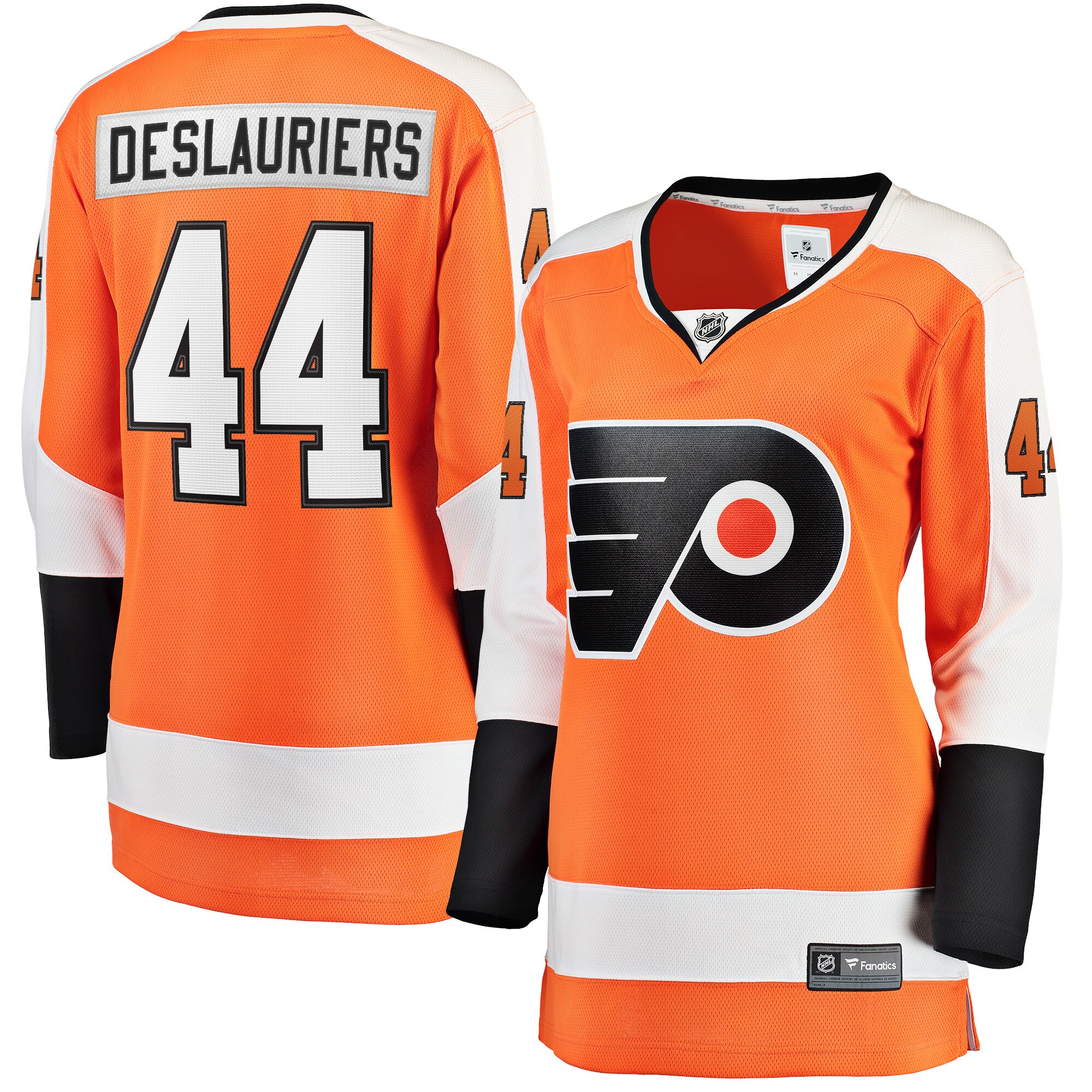 Nicolas Deslauriers Philadelphia Flyers Fanatics Women’s Home Breakaway   Jersey – Orange