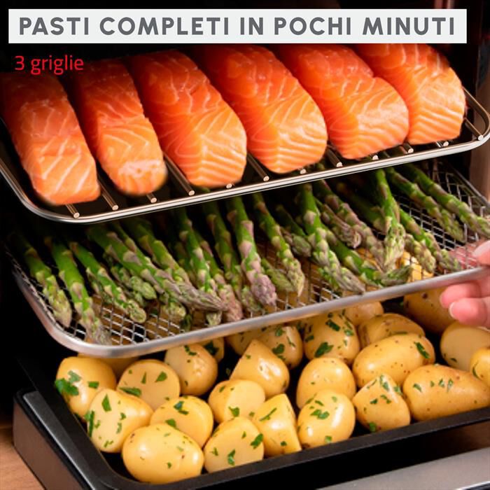 MOULINEX - Friggitrice ad aria AL556DF0-Acciaio Inox