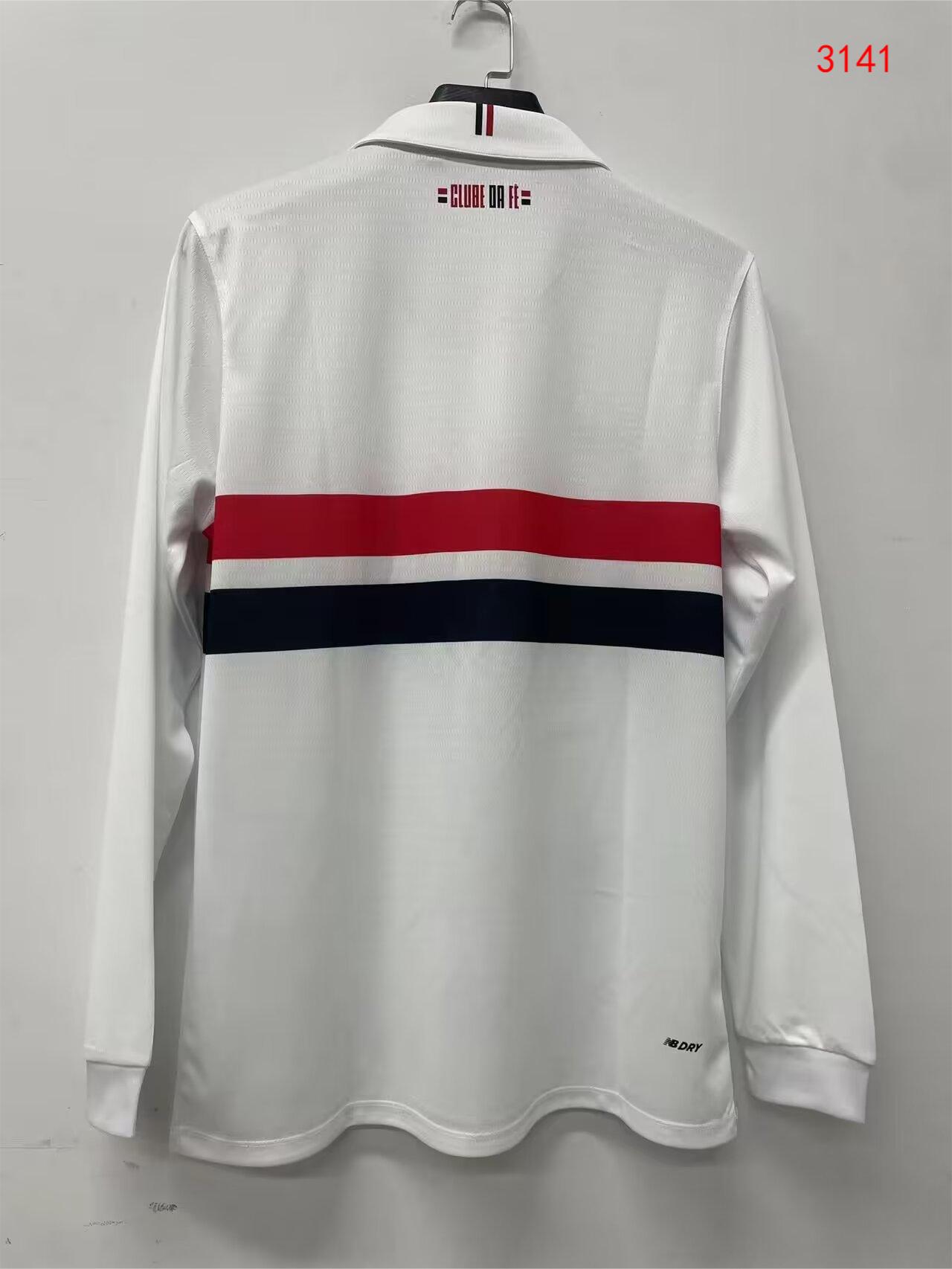 2024/25 Sao Paulo Home Long Sleeve Shirt - Fans Edition