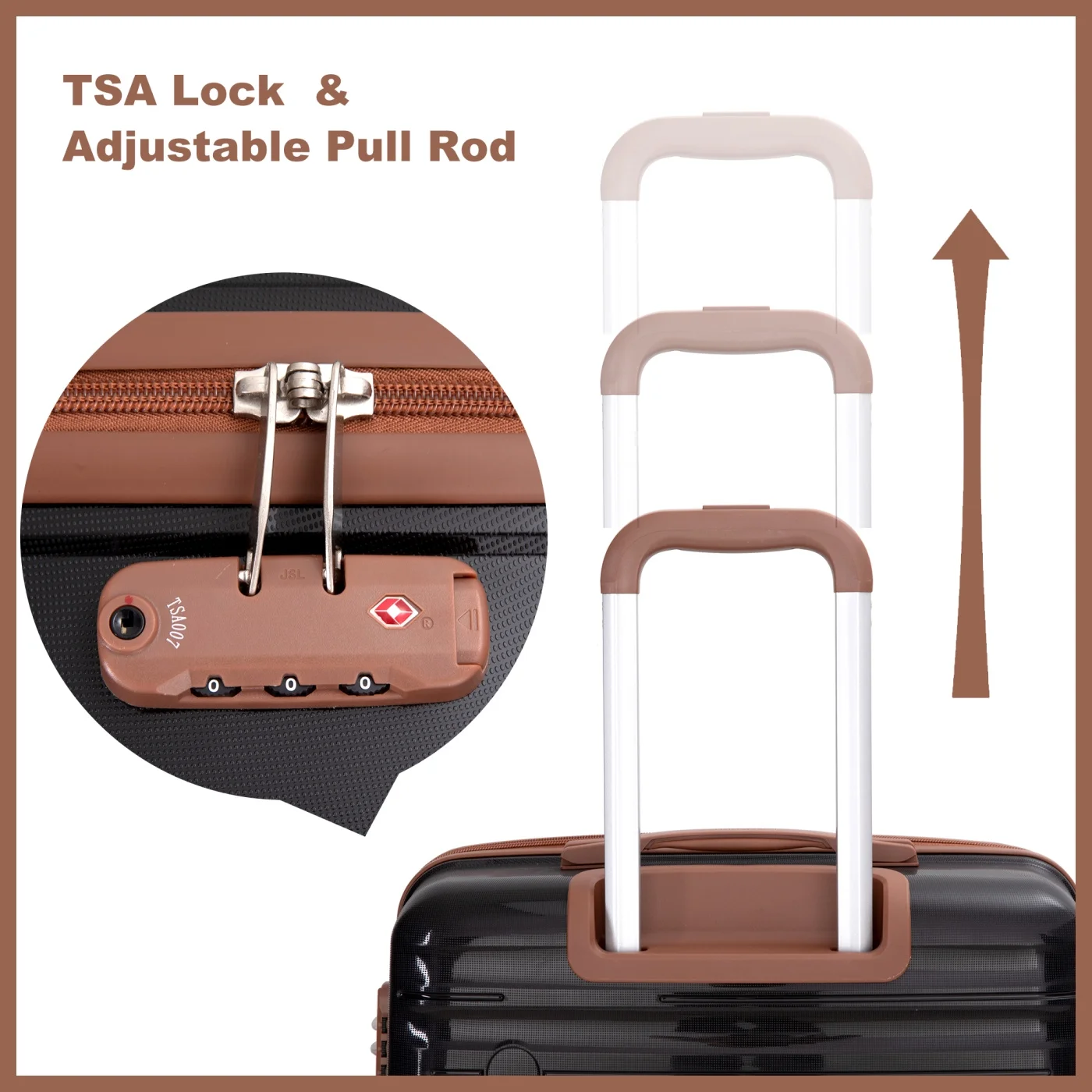 5-Piece Polyester Luggage Set with TSA Lock, Expandable Carry-On Suitcase and 360?�� Spinner Wheels in Blue, Complete Travel System for Versatile Packing