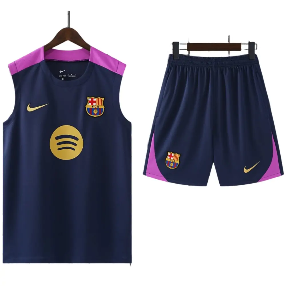 2025-26 Barcelona vest training suit blue color - adult suit
