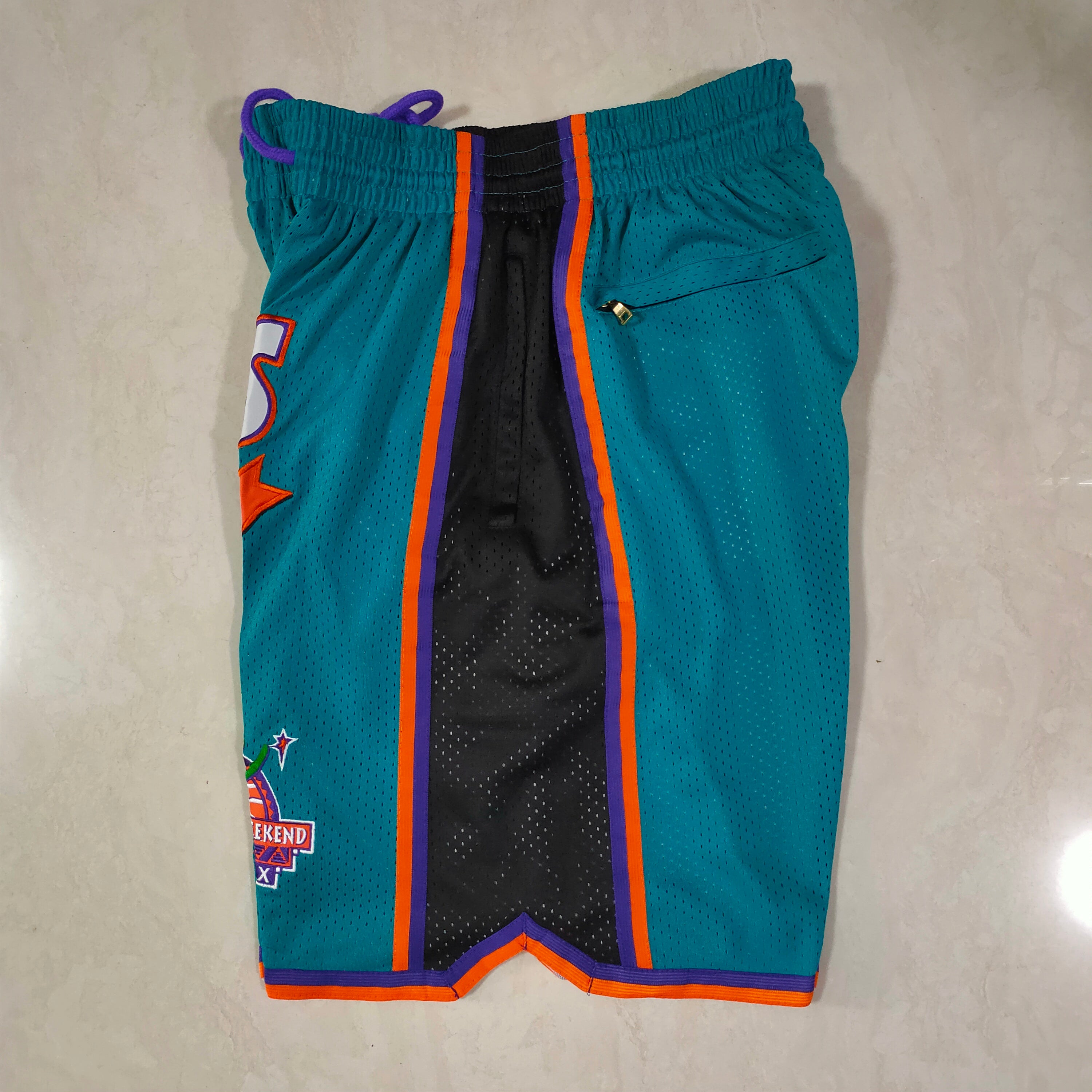 Los Angeles Lakers 95 All-Star Green Pocket Shorts