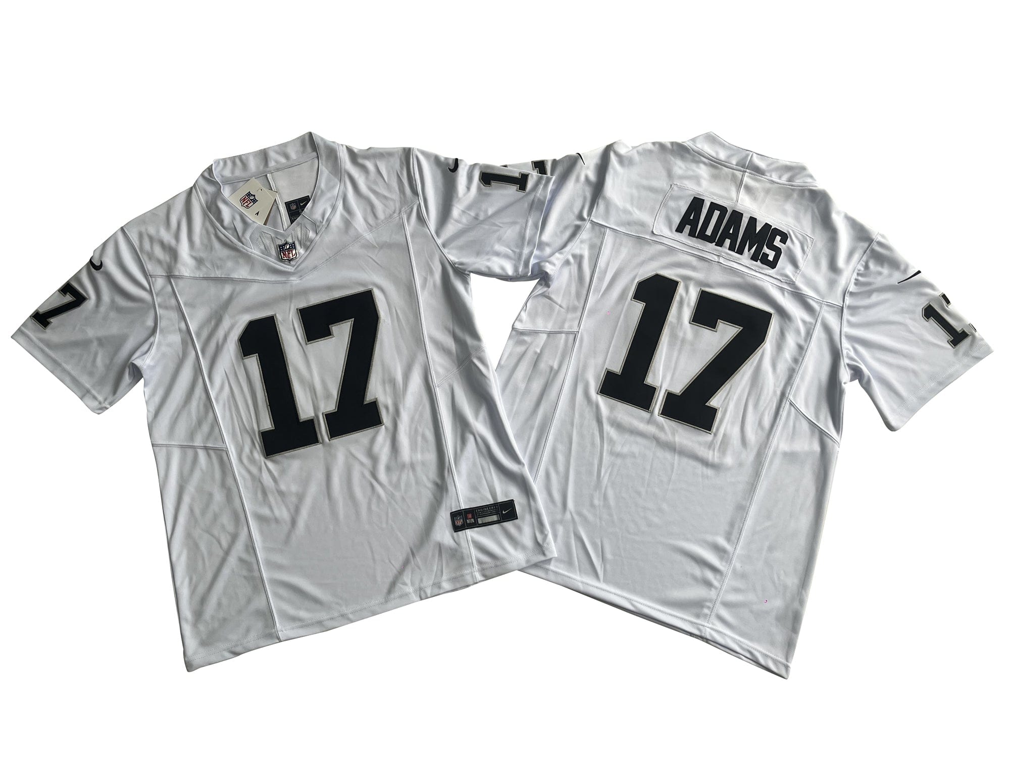 Las Vegas Raiders 17# Davante Adams Nike Vapor F.U.S.E. Limited Jersey