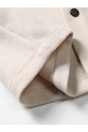 Men's Casual Flap Pocket Button Front Long Sleeve Jackets
