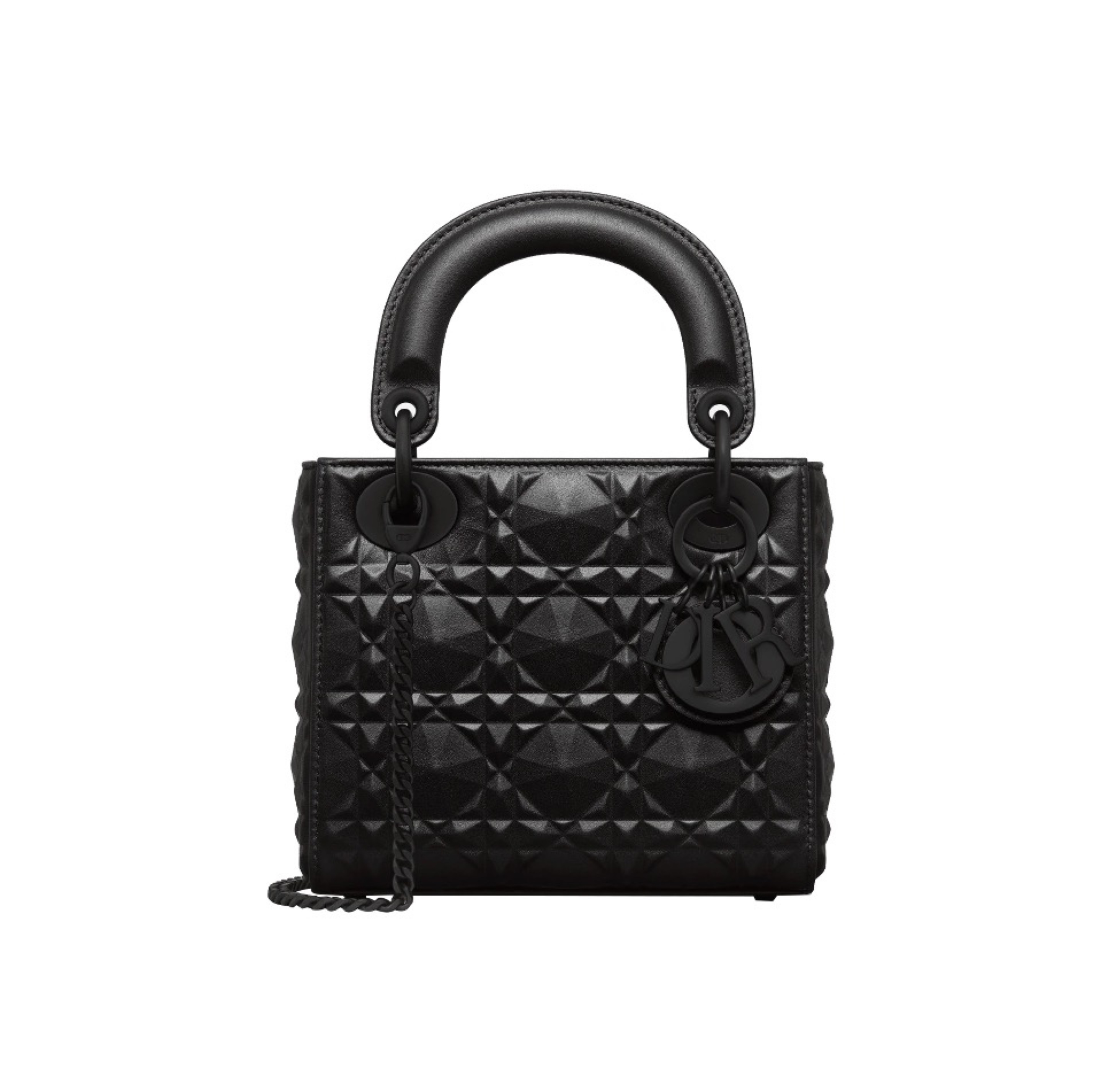 Dior Lady Dior Diamond Vine Pattern Handbag