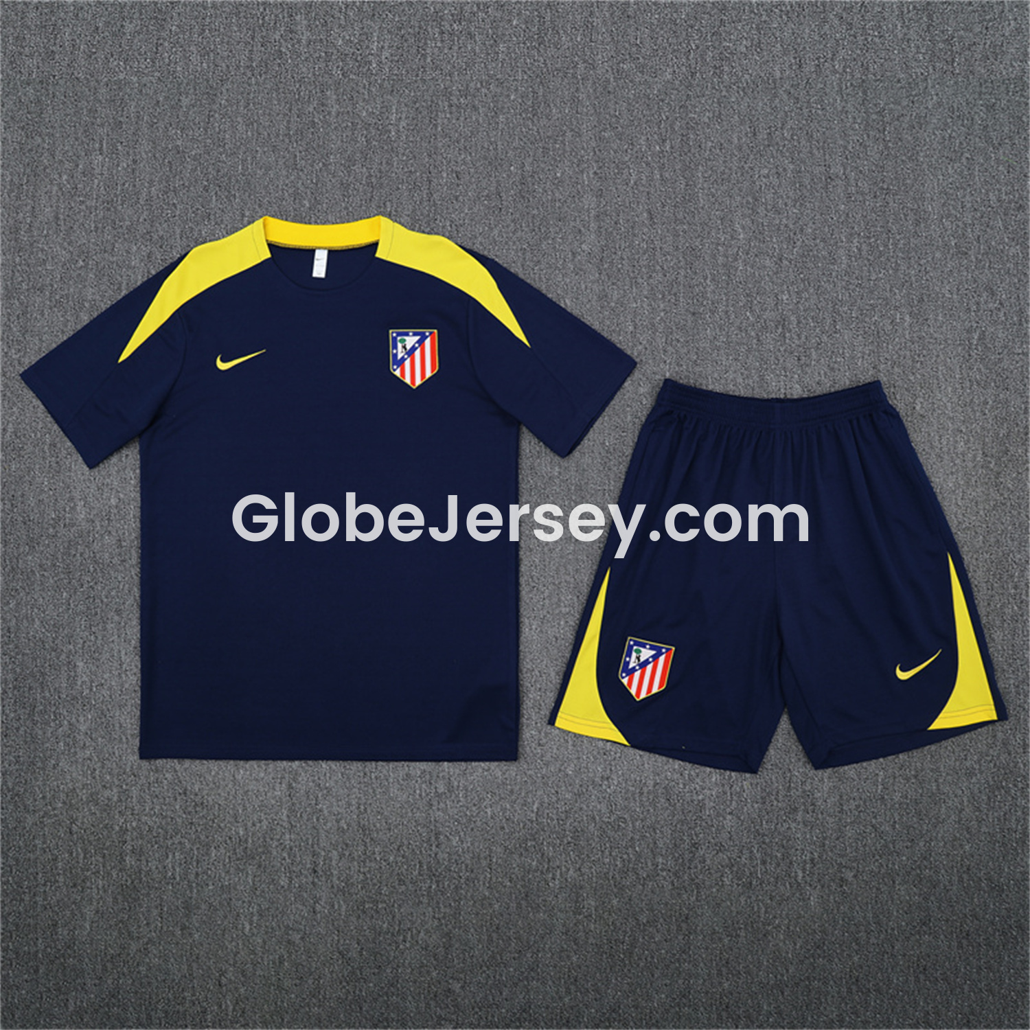 Atletico Madrid 25-26 Kids Short-Sleeve Training Set - Royal Blue