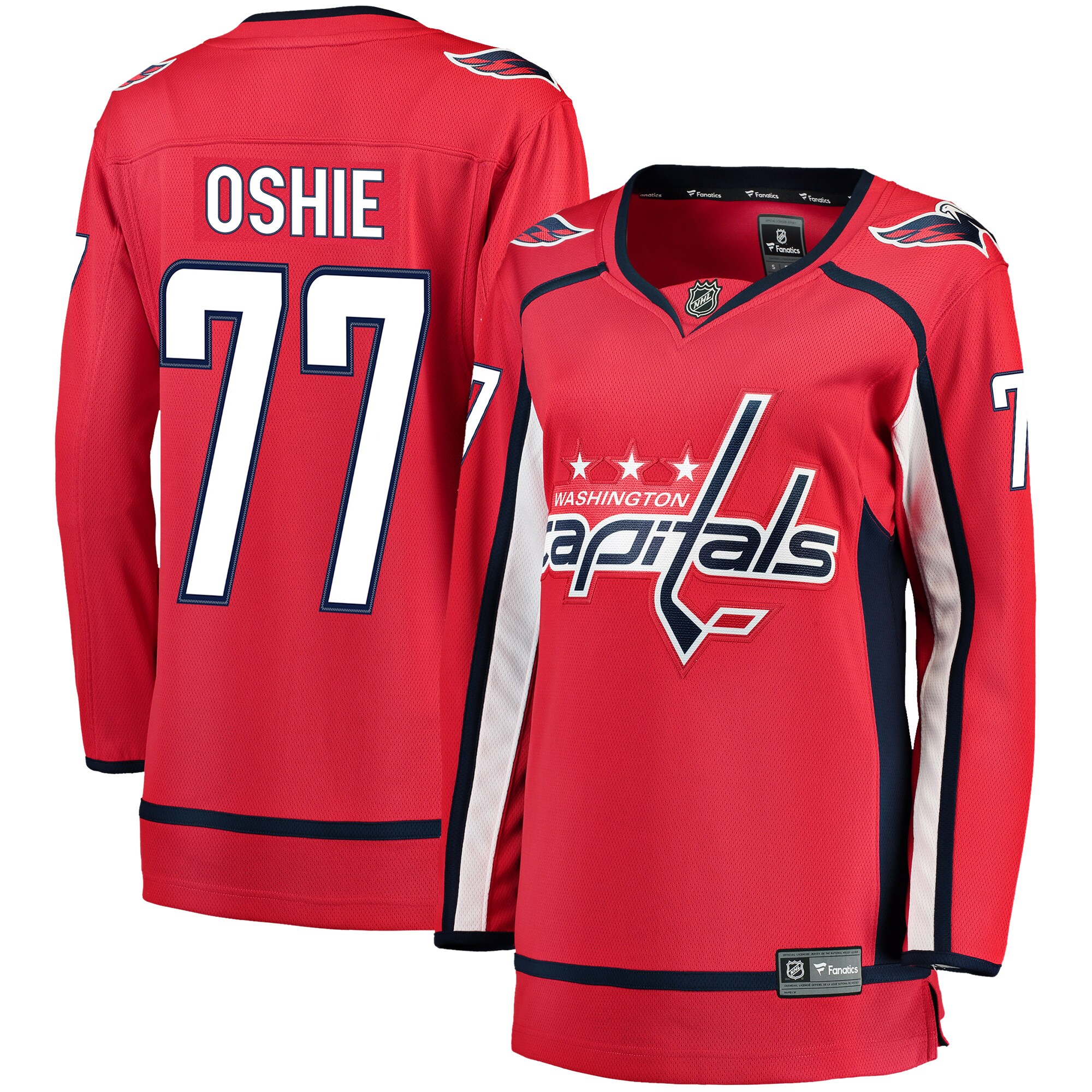 TJ Oshie Washington Capitals Fanatics Women’s Breakaway   Jersey – Red