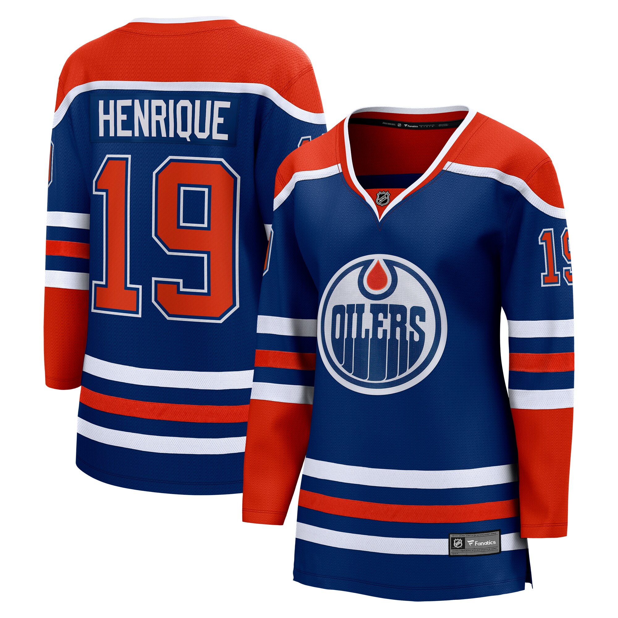 Adam Henrique Edmonton Oilers Fanatics Women’s Home Breakaway   Jersey – Royal