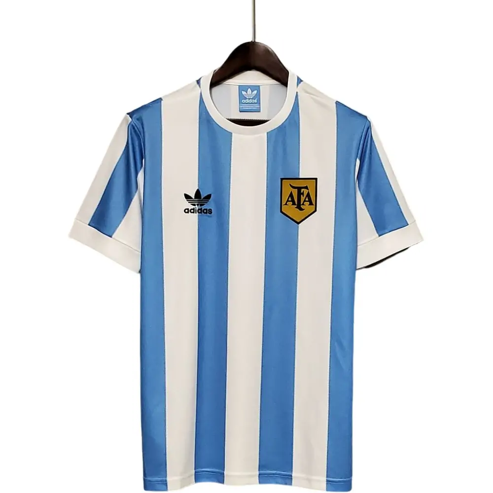 1978 Retro Argentina National Team Home Jersey-Fans