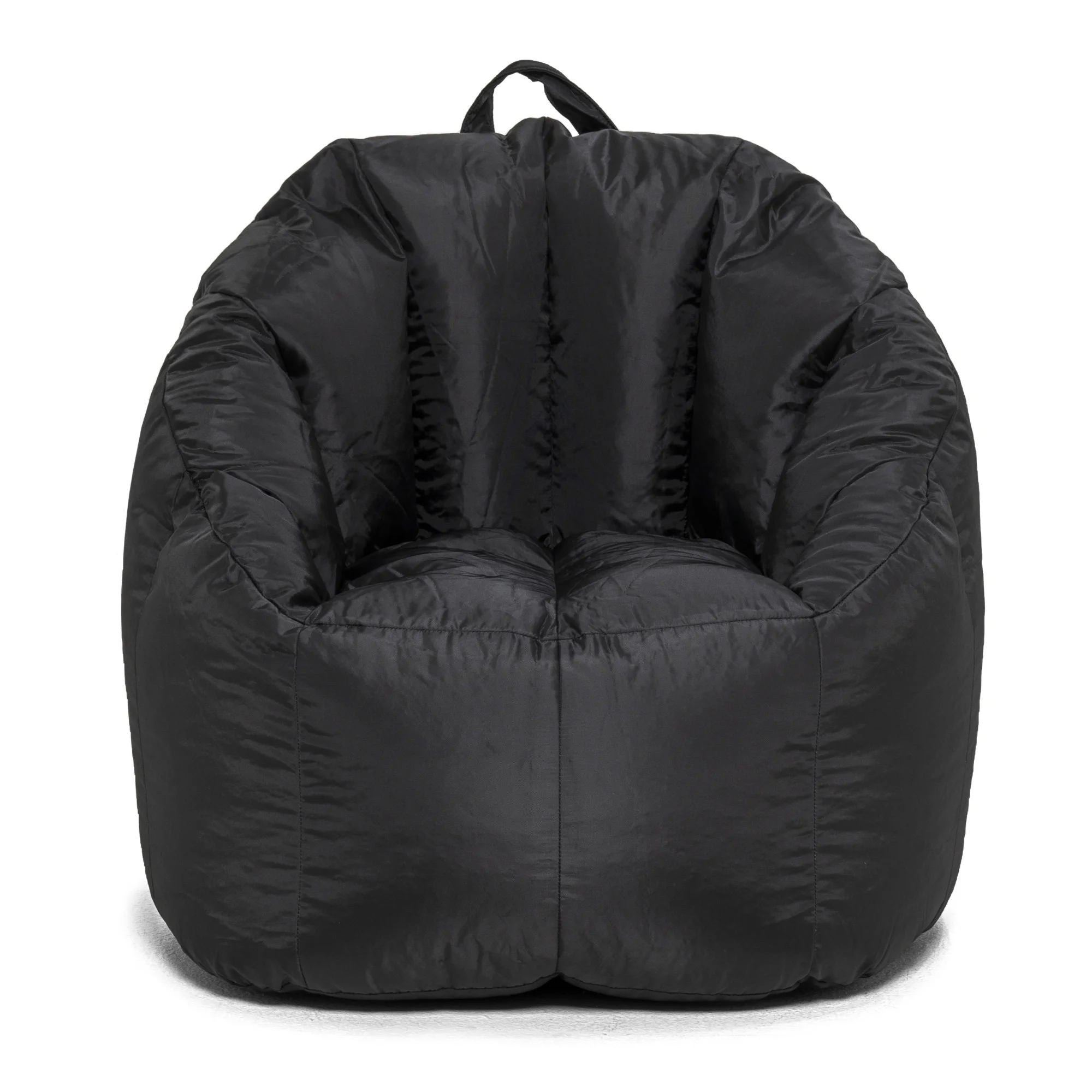 (2 pack) Big Joe Joey Bean Bag Chair, Smartmax, Kids/Teens, 2.5ft, Black
