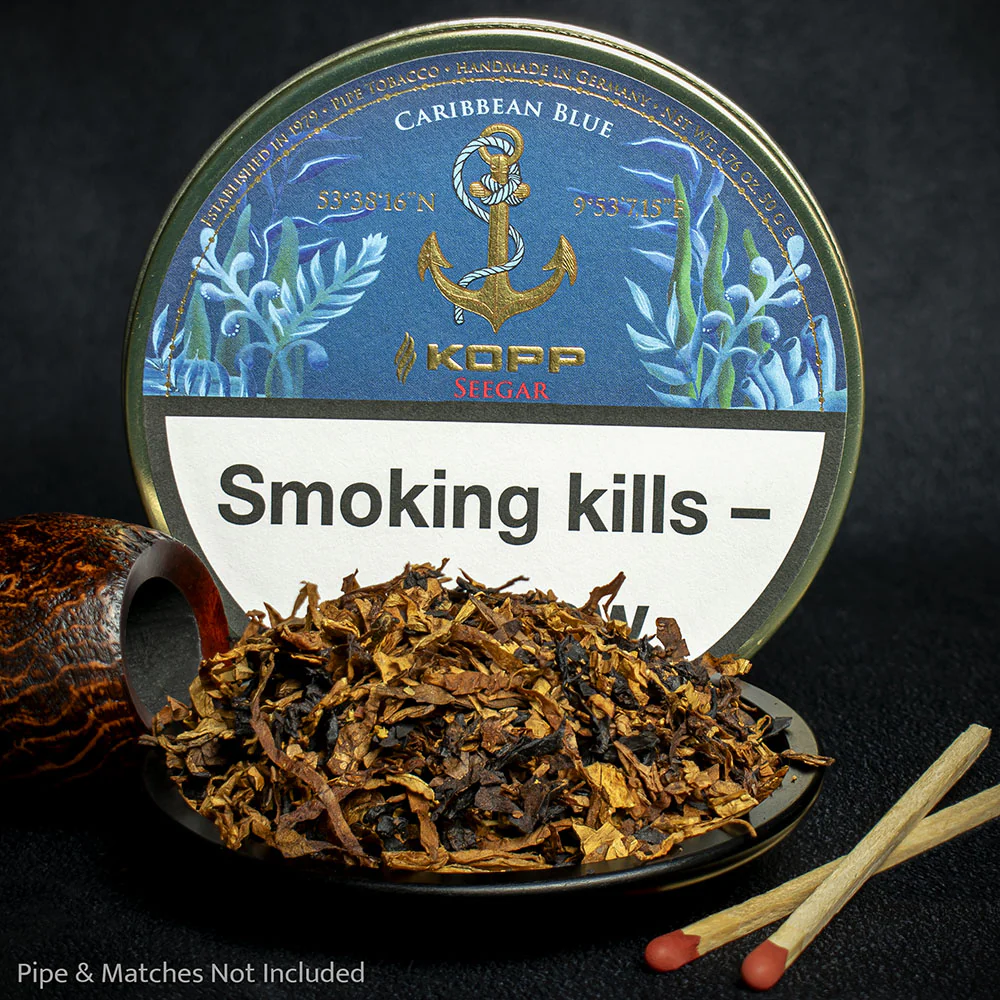 Kopp Caribbean Blue Seegar Pipe Tobacco - 50g Tin