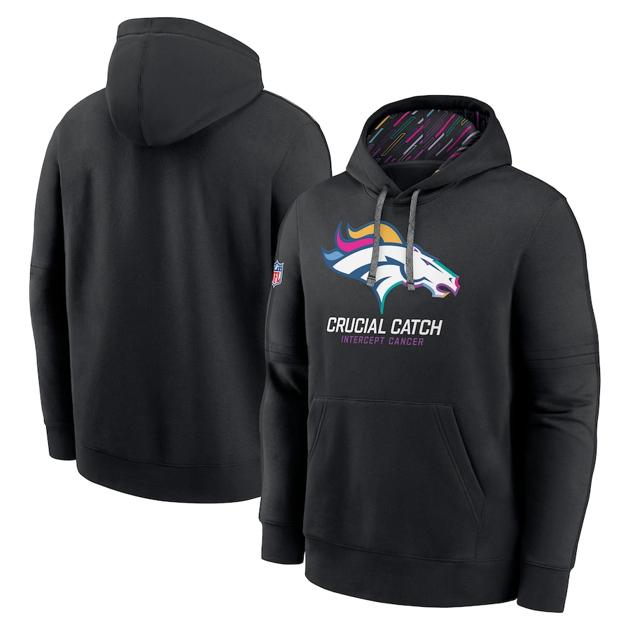 Denver Broncos Crucial Catch Club Men's Hoodie